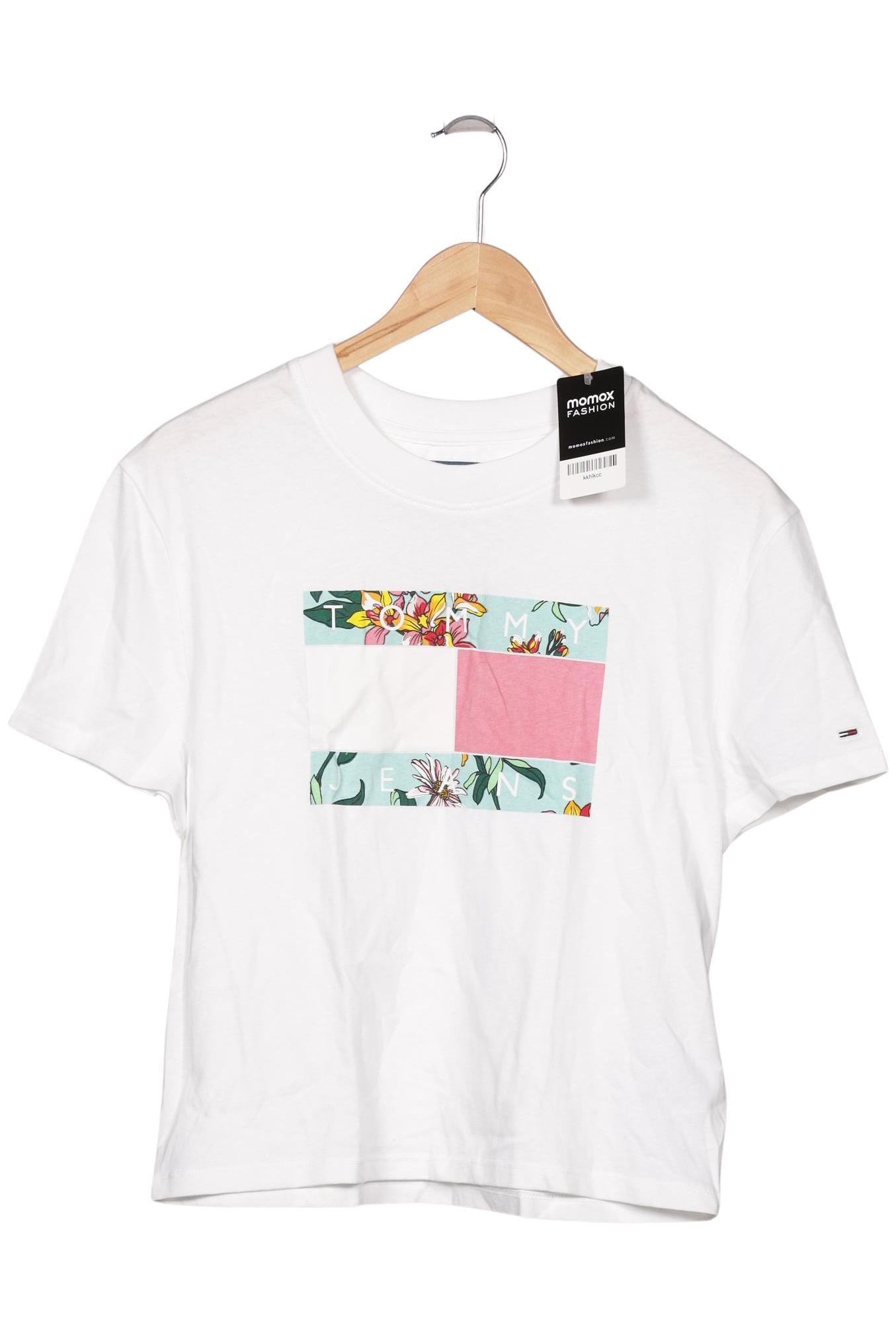 

Tommy Jeans Damen T-Shirt, weiß, Gr. 36