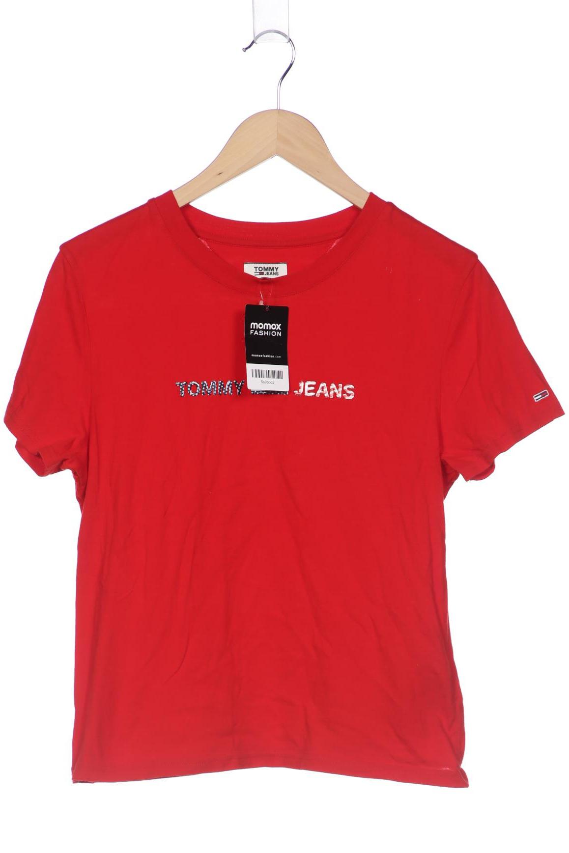 

Tommy Jeans Damen T-Shirt, rot, Gr. 38