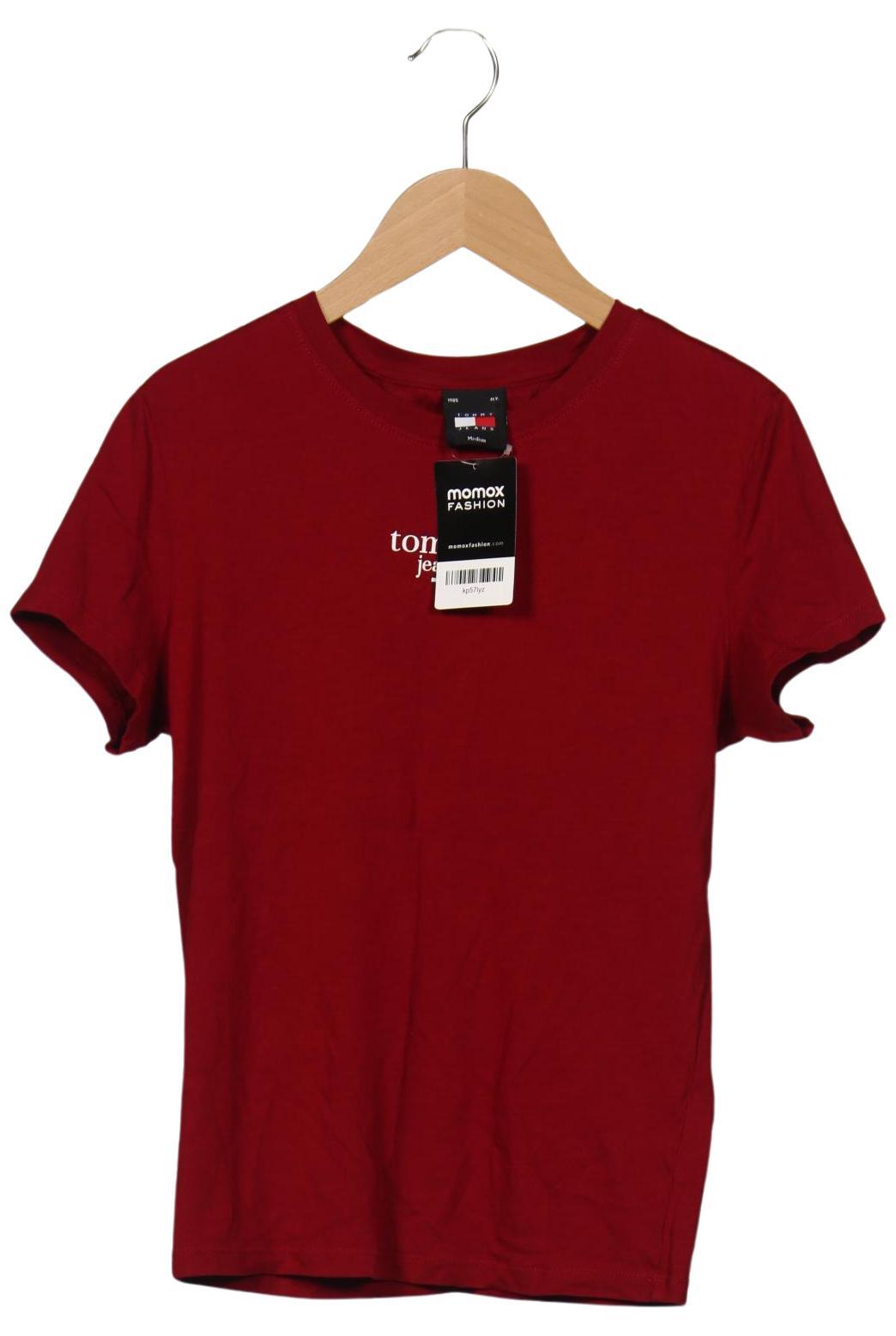 

Tommy Jeans Damen T-Shirt, bordeaux, Gr. 38