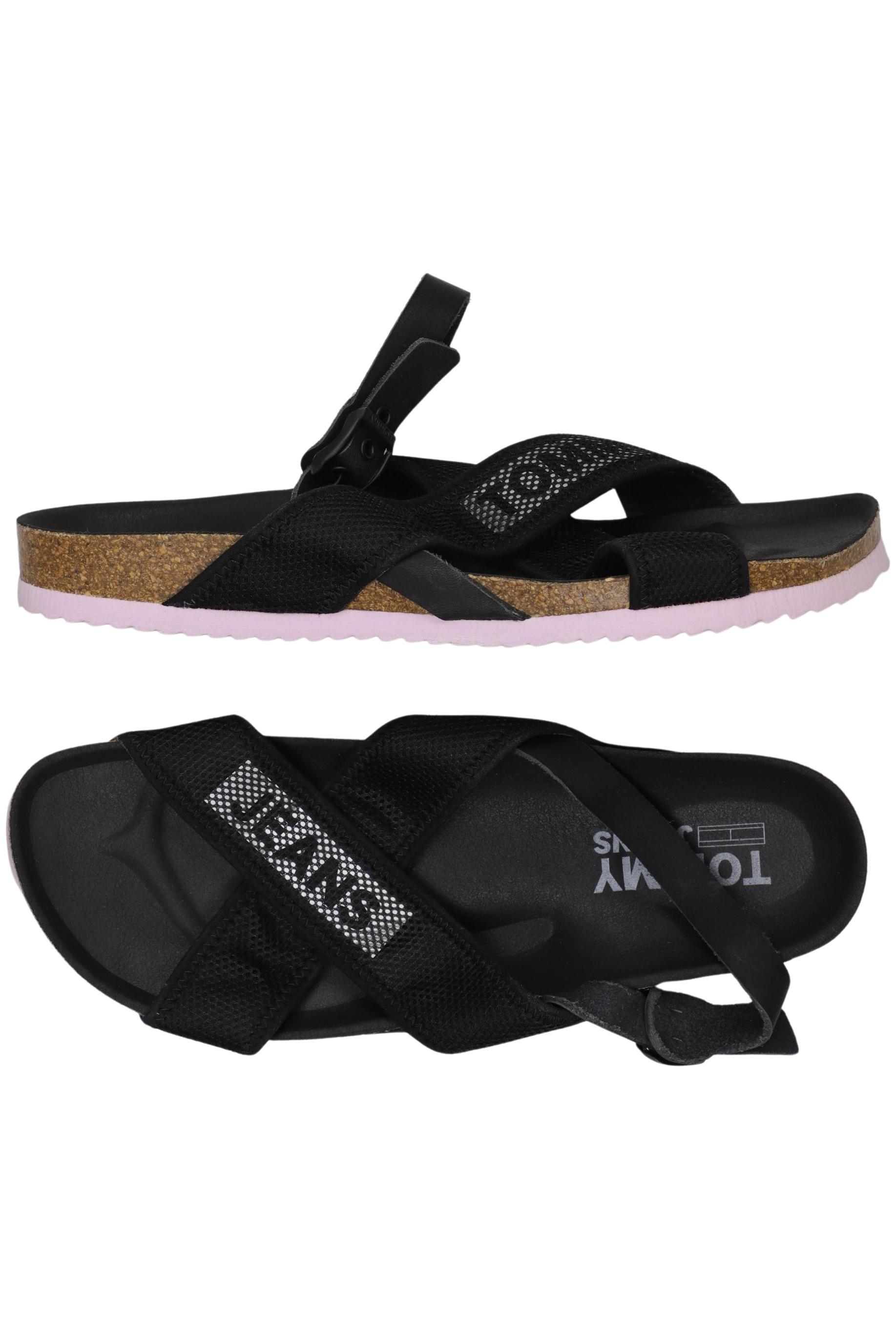 

Tommy Jeans Damen Sandale, schwarz, Gr. 41