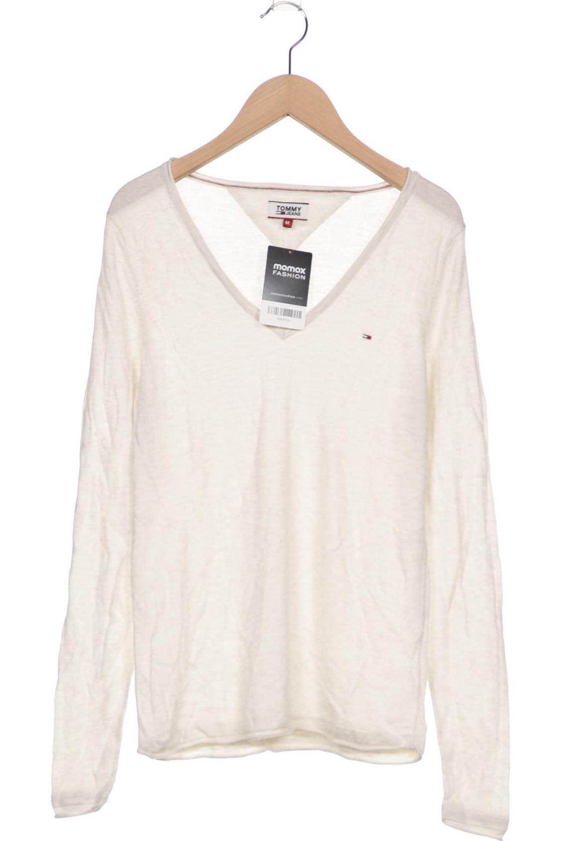 

Tommy Jeans Damen Langarmshirt, cremeweiß