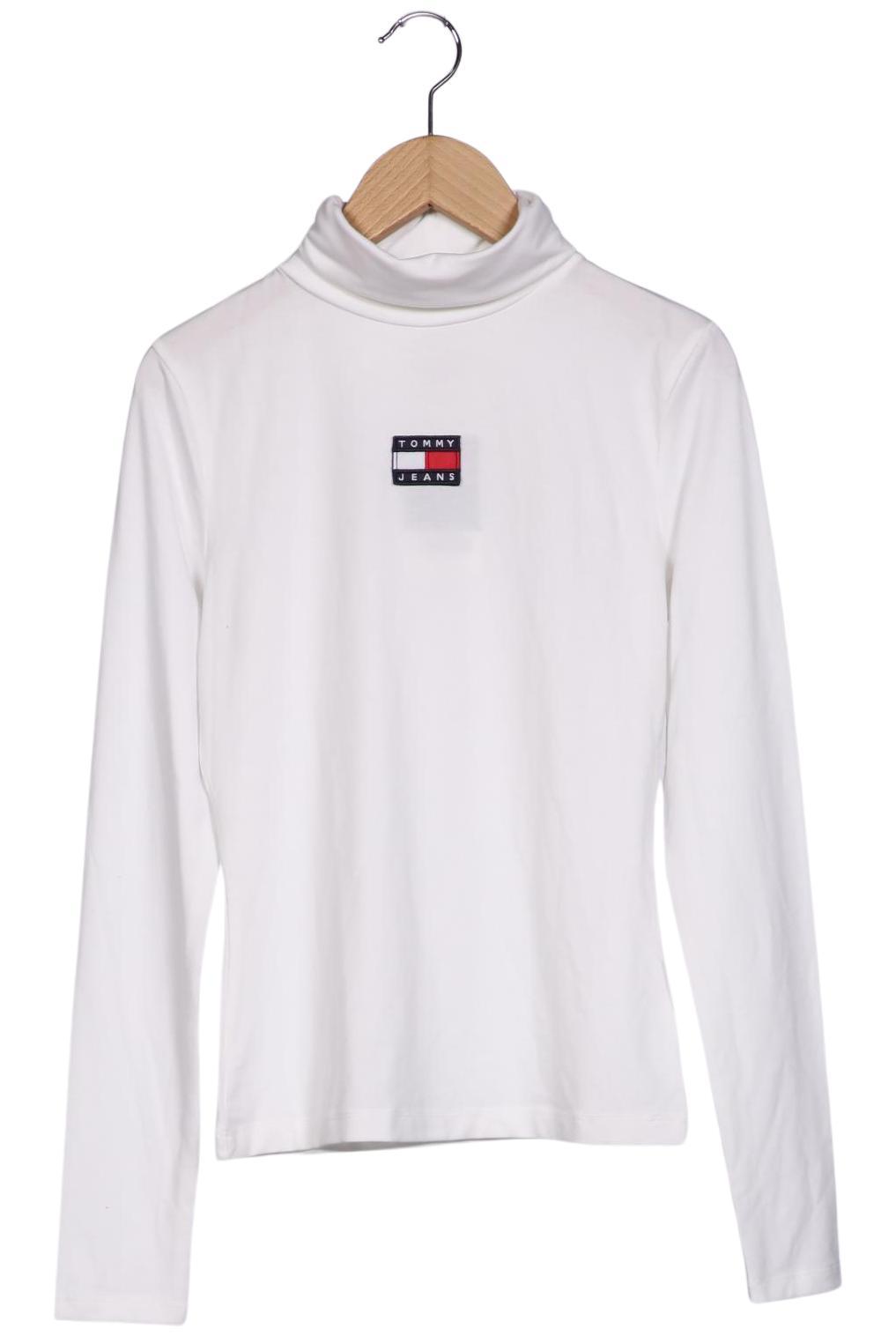 

Tommy Jeans Damen Langarmshirt, weiß, Gr. 34