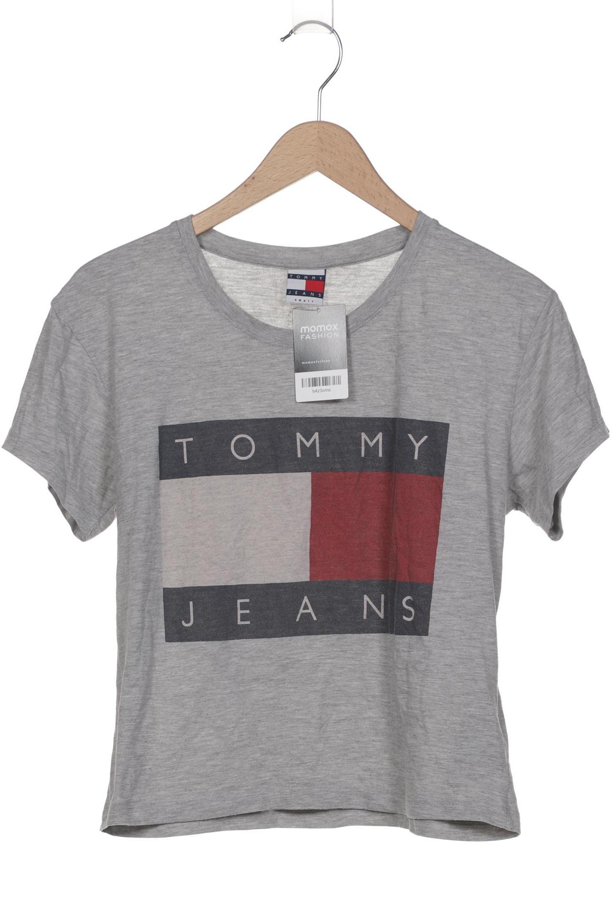 

Tommy Jeans Damen T-Shirt, grau, Gr. 36