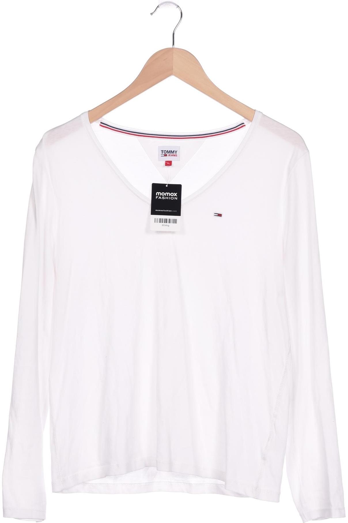 

Tommy Jeans Damen Langarmshirt, weiß, Gr. 42