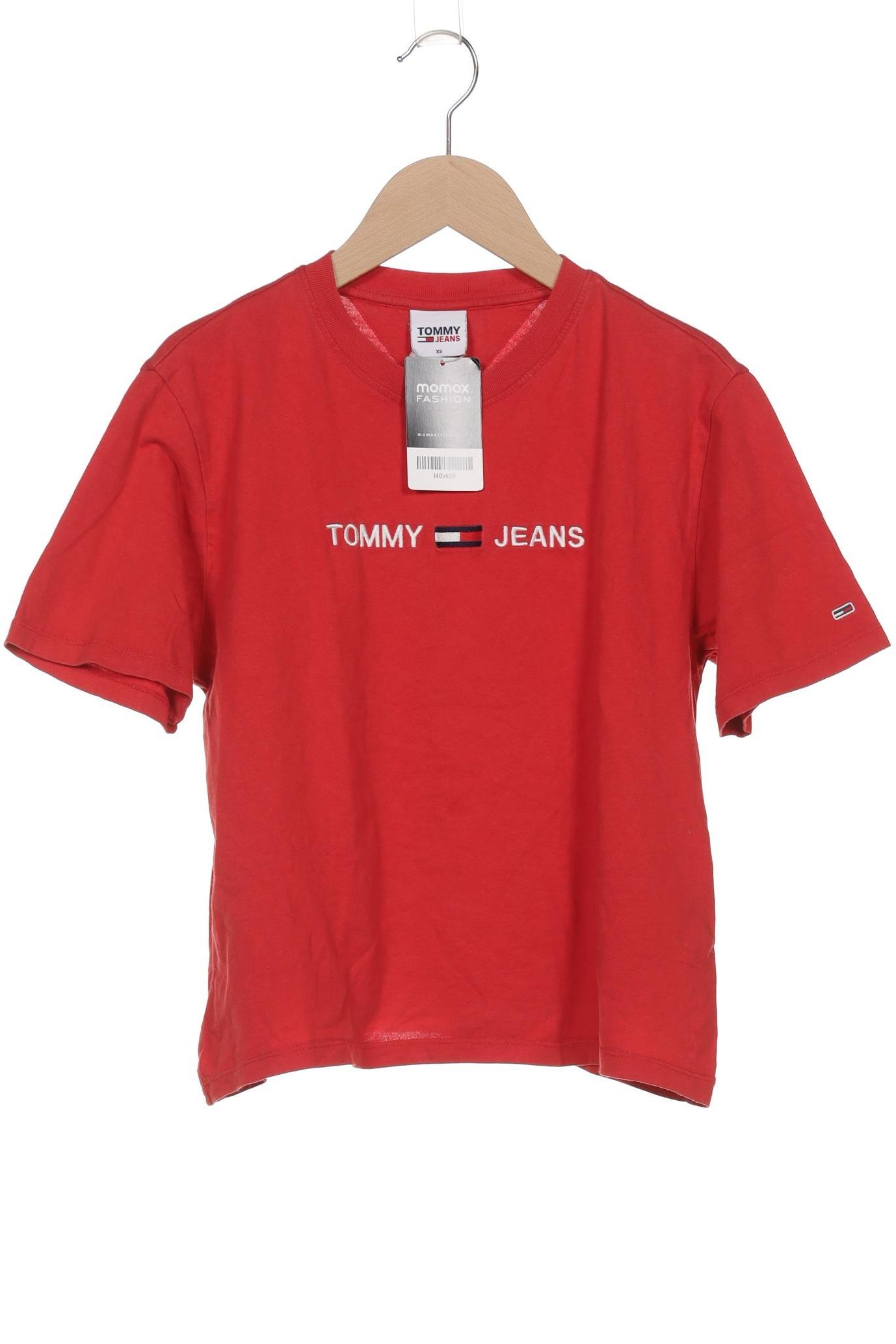 

Tommy Jeans Damen T-Shirt, rot, Gr. 34