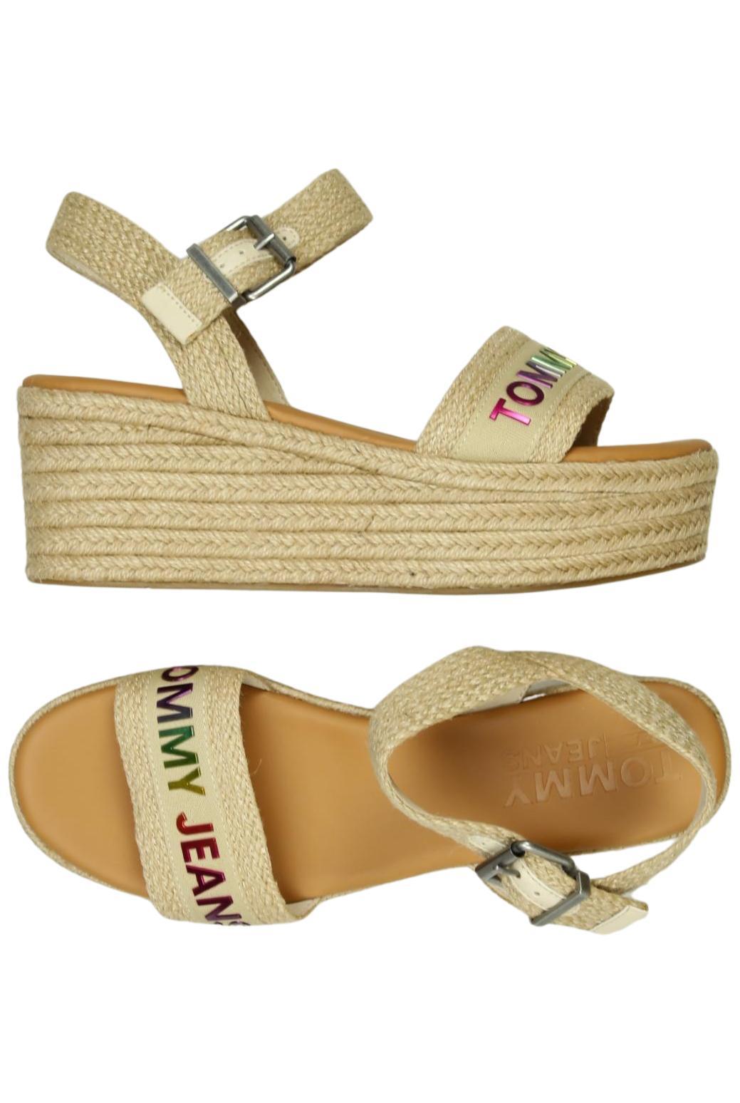 

Tommy Jeans Damen Sandale, beige, Gr. 40