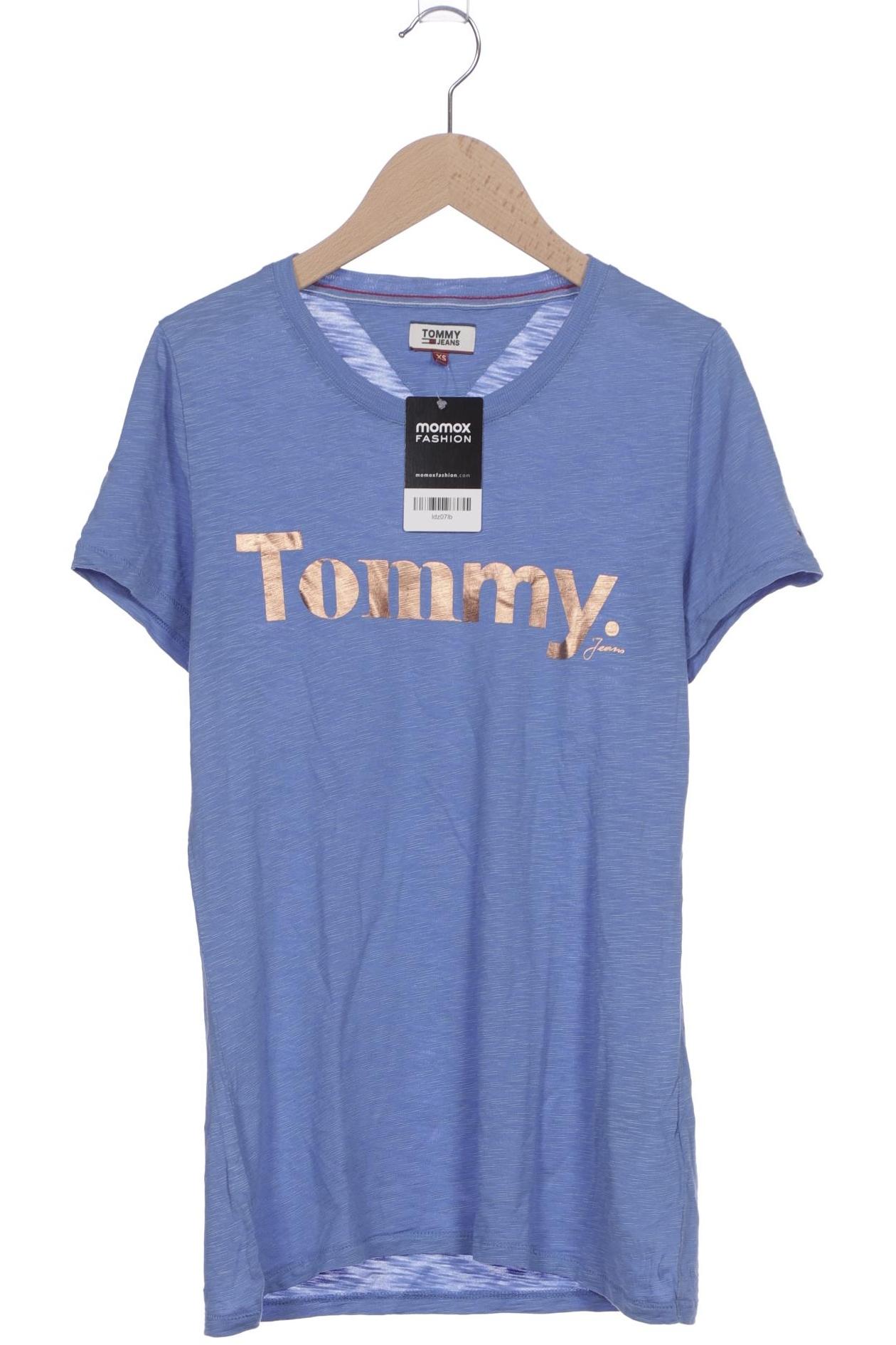 

Tommy Jeans Damen T-Shirt, blau, Gr. 34