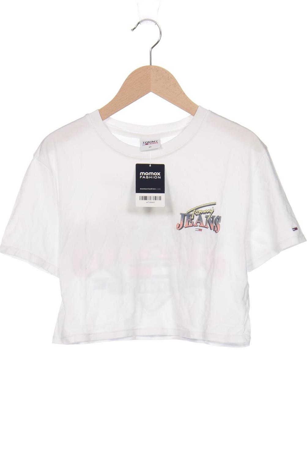 

Tommy Jeans Damen T-Shirt, weiß, Gr. 34