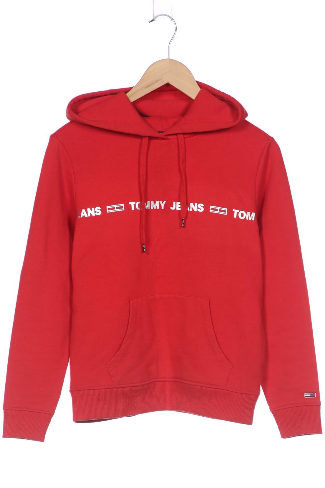 

Tommy Jeans Damen Kapuzenpullover, rot, Gr. 34