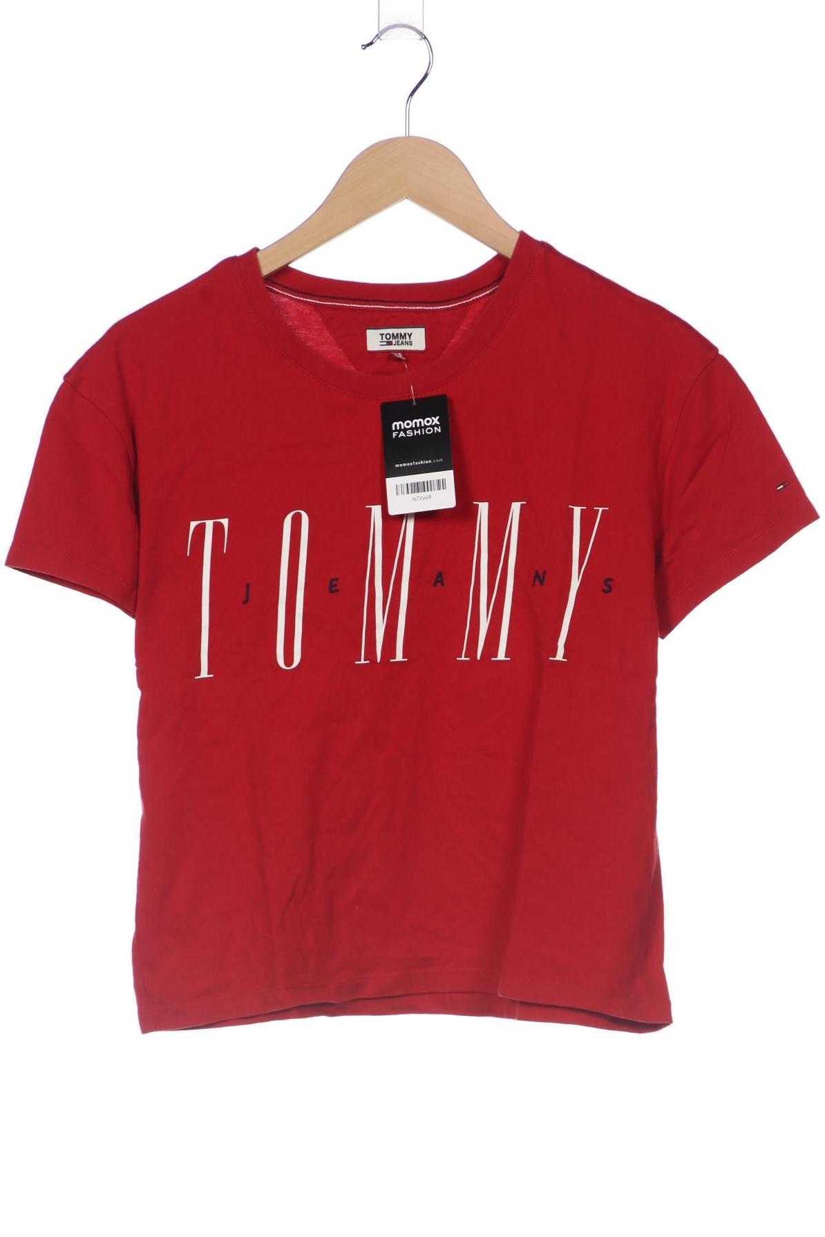 

Tommy Jeans Damen T-Shirt, rot, Gr. 34