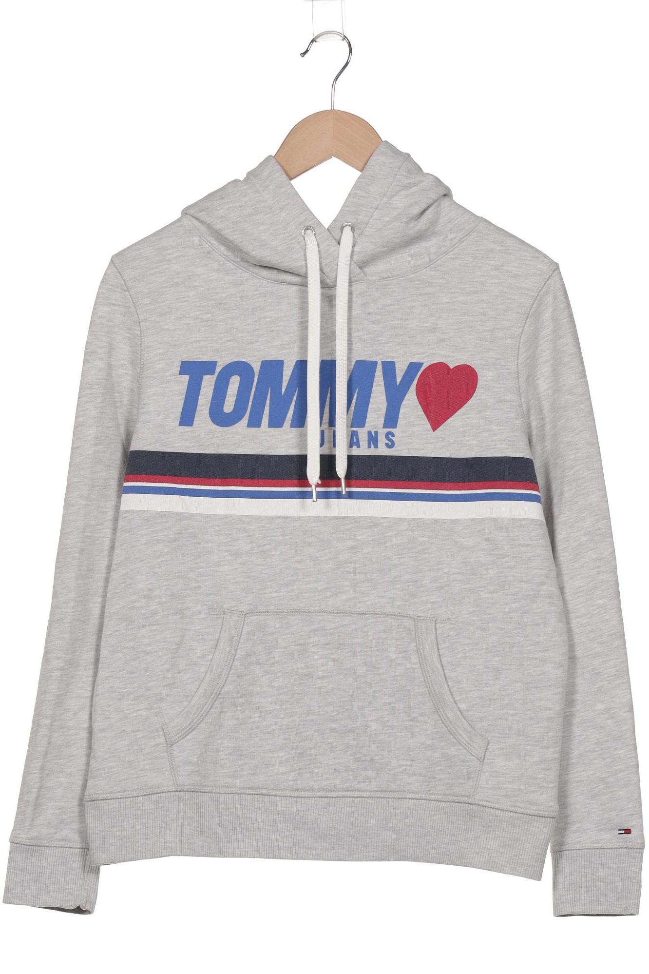 

Tommy Jeans Damen Kapuzenpullover, grau, Gr. 42