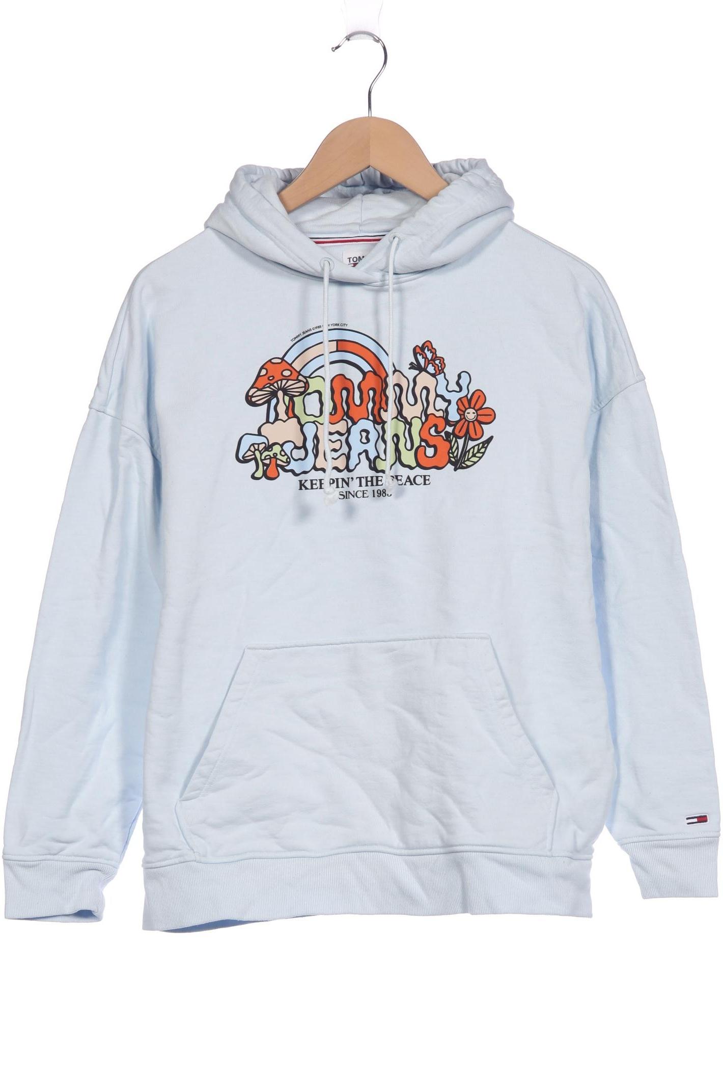 

Tommy Jeans Damen Kapuzenpullover, hellblau, Gr. 38
