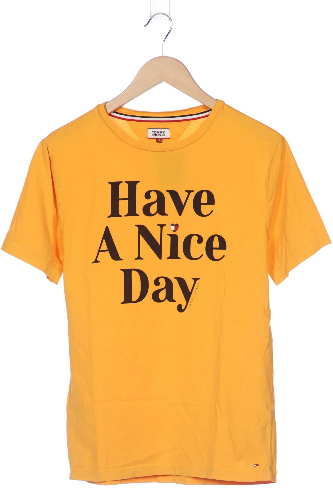 

Tommy Jeans Damen T-Shirt, orange, Gr. 36