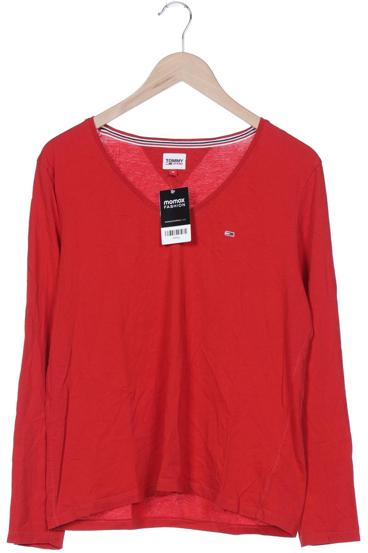 

Tommy Jeans Damen Langarmshirt, rot, Gr. 44