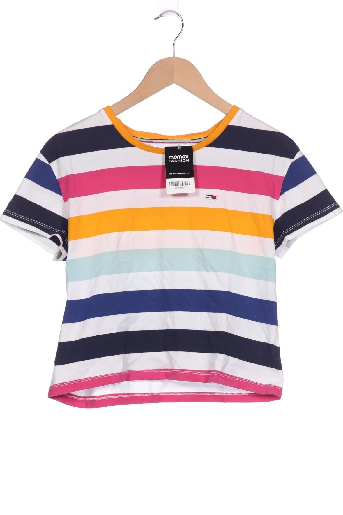 

Tommy Jeans Damen T-Shirt, mehrfarbig, Gr. 34