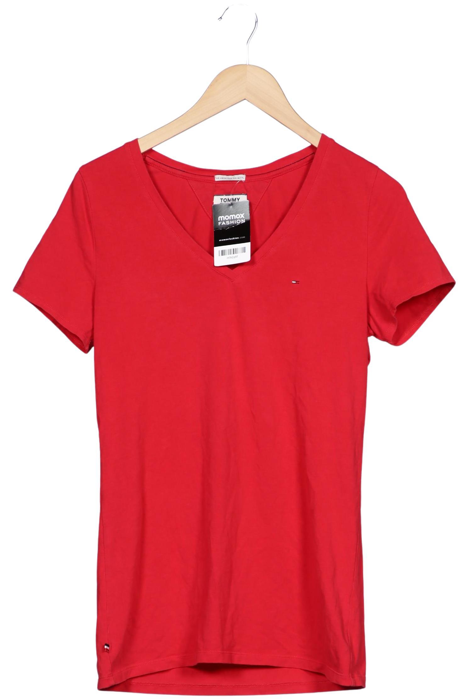 

Tommy Jeans Damen T-Shirt, rot, Gr. 42