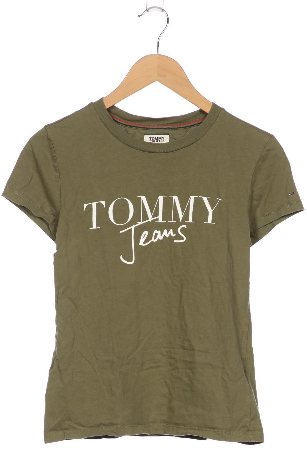 

Tommy Jeans Damen T-Shirt, grün, Gr. 36