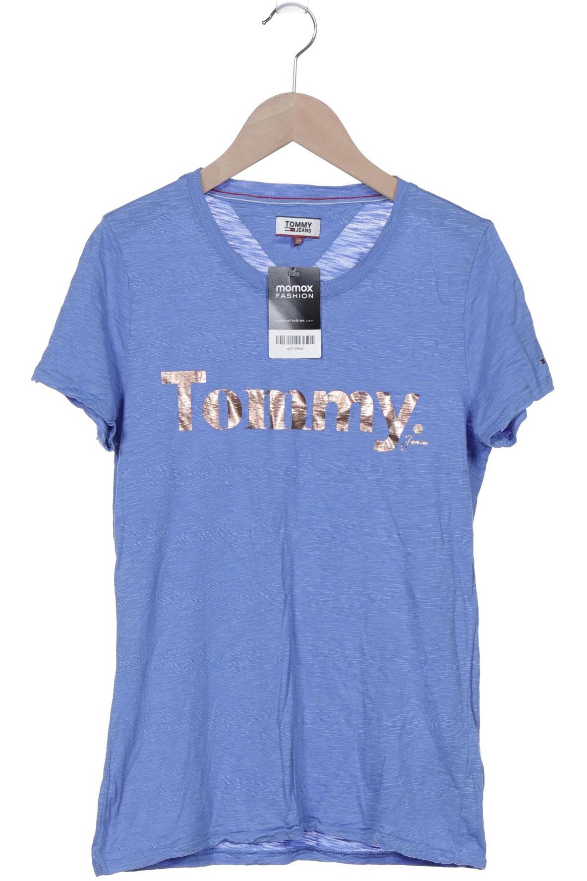 

Tommy Jeans Damen T-Shirt, blau, Gr. 34