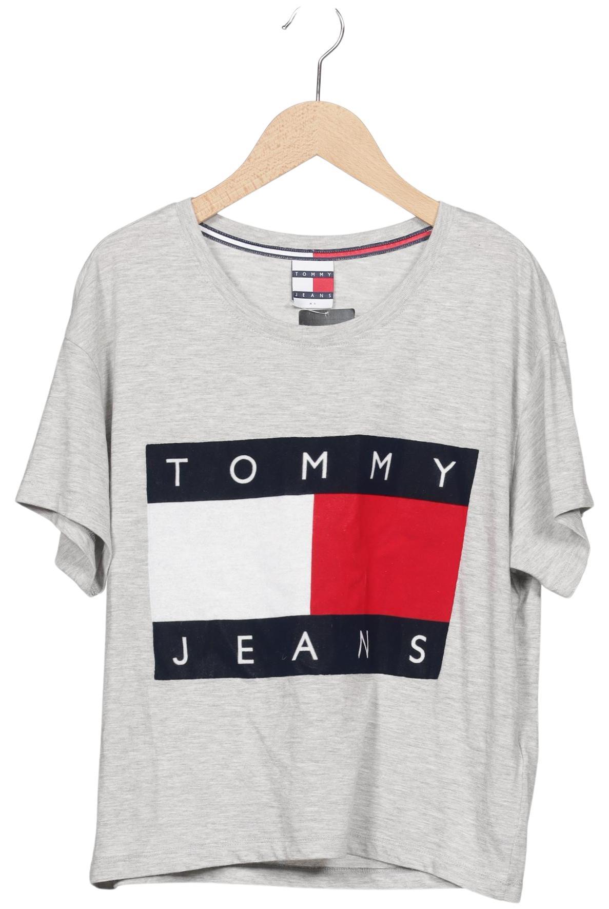 

Tommy Jeans Damen T-Shirt, grau, Gr. 34