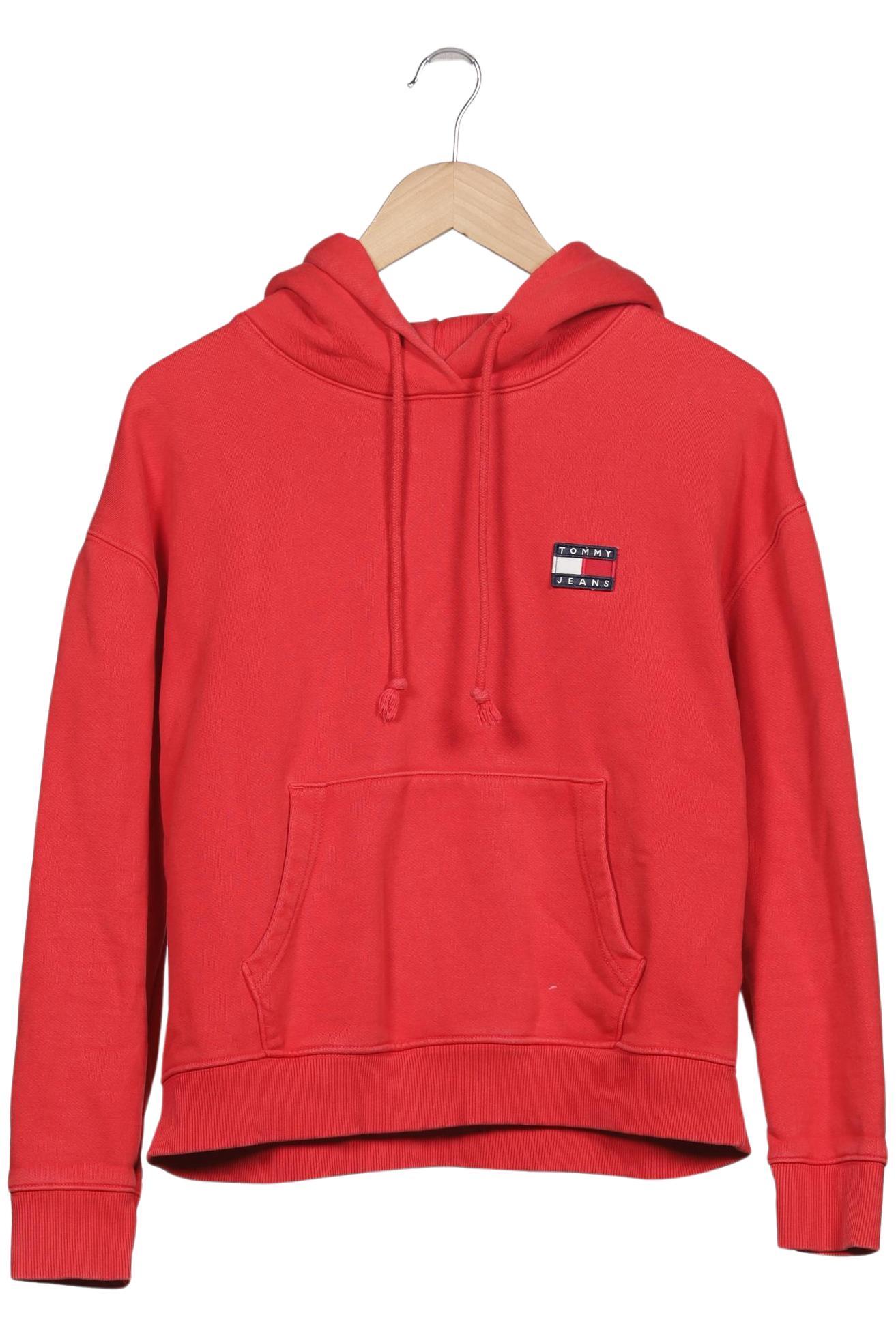 

Tommy Jeans Damen Kapuzenpullover, rot, Gr. 38