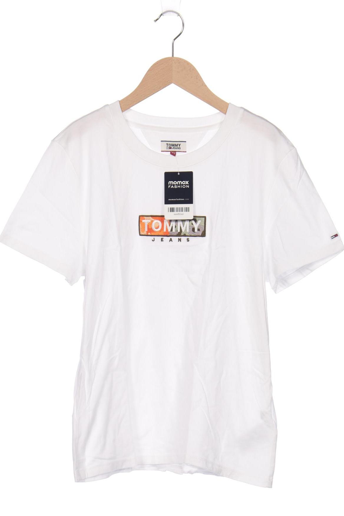 

Tommy Jeans Damen T-Shirt, weiß, Gr. 44