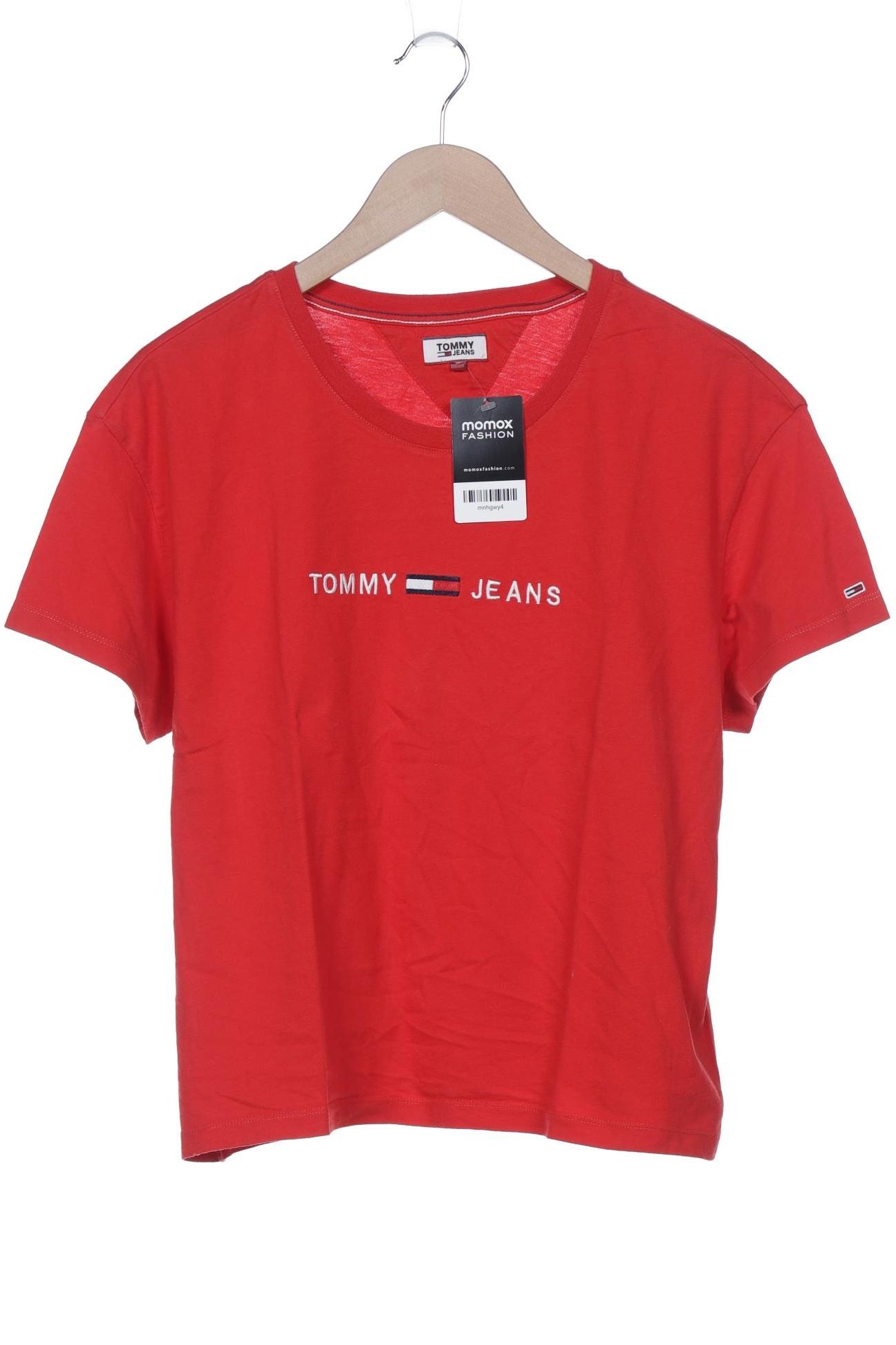 

Tommy Jeans Damen T-Shirt, rot, Gr. 42