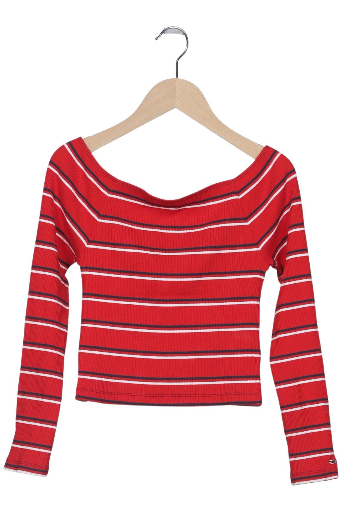 

Tommy Jeans Damen Langarmshirt, rot, Gr. 38