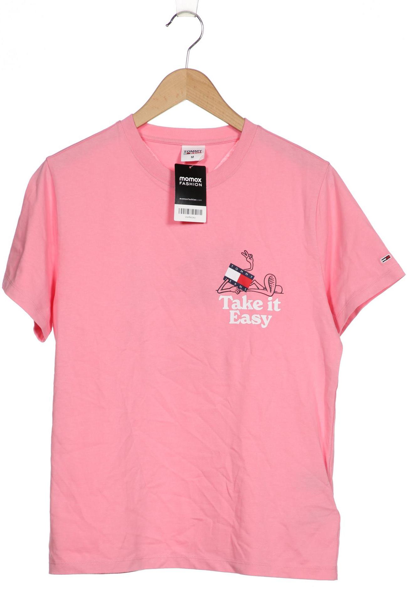 

Tommy Jeans Damen T-Shirt, pink, Gr. 38