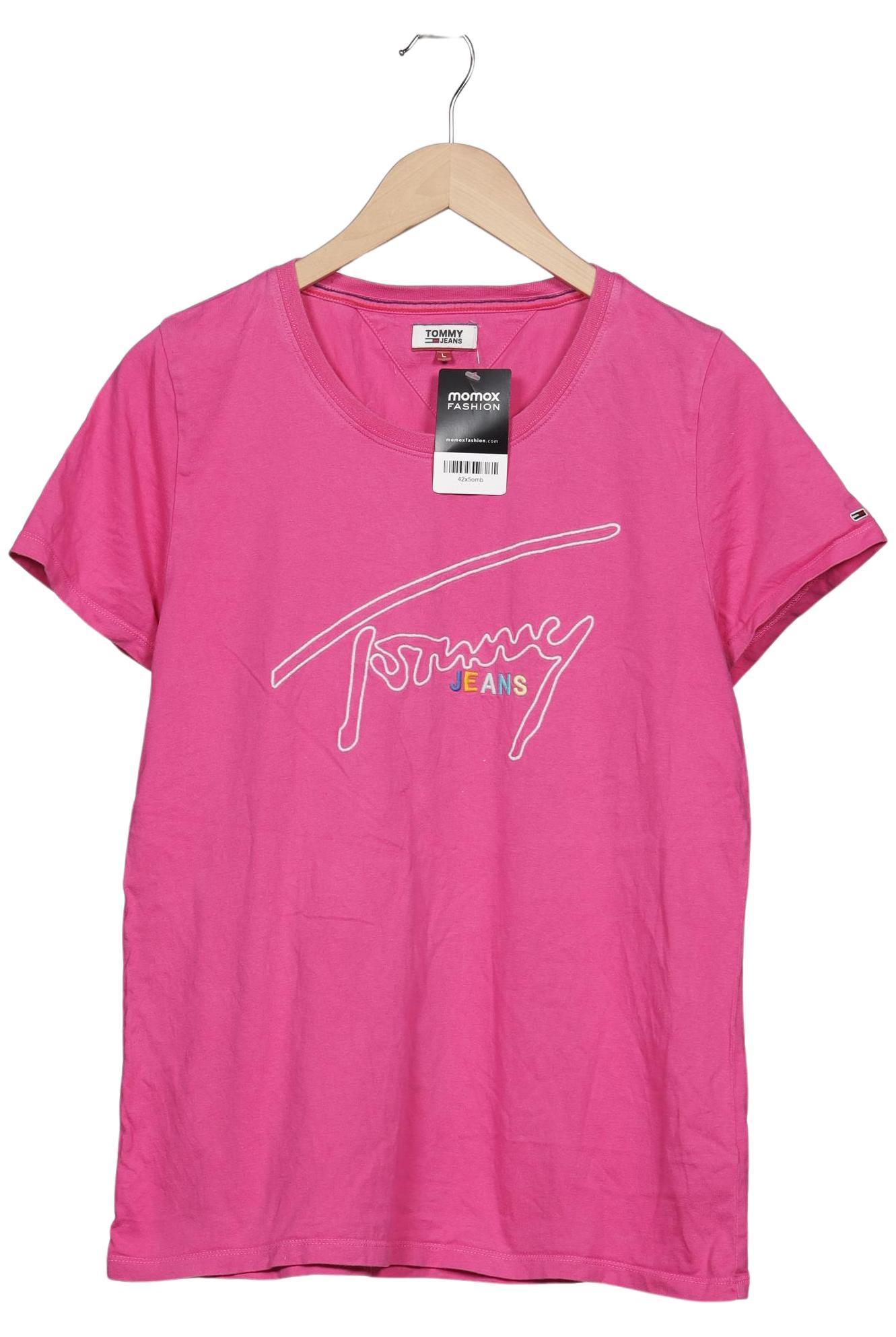 

Tommy Jeans Damen T-Shirt, pink, Gr. 42
