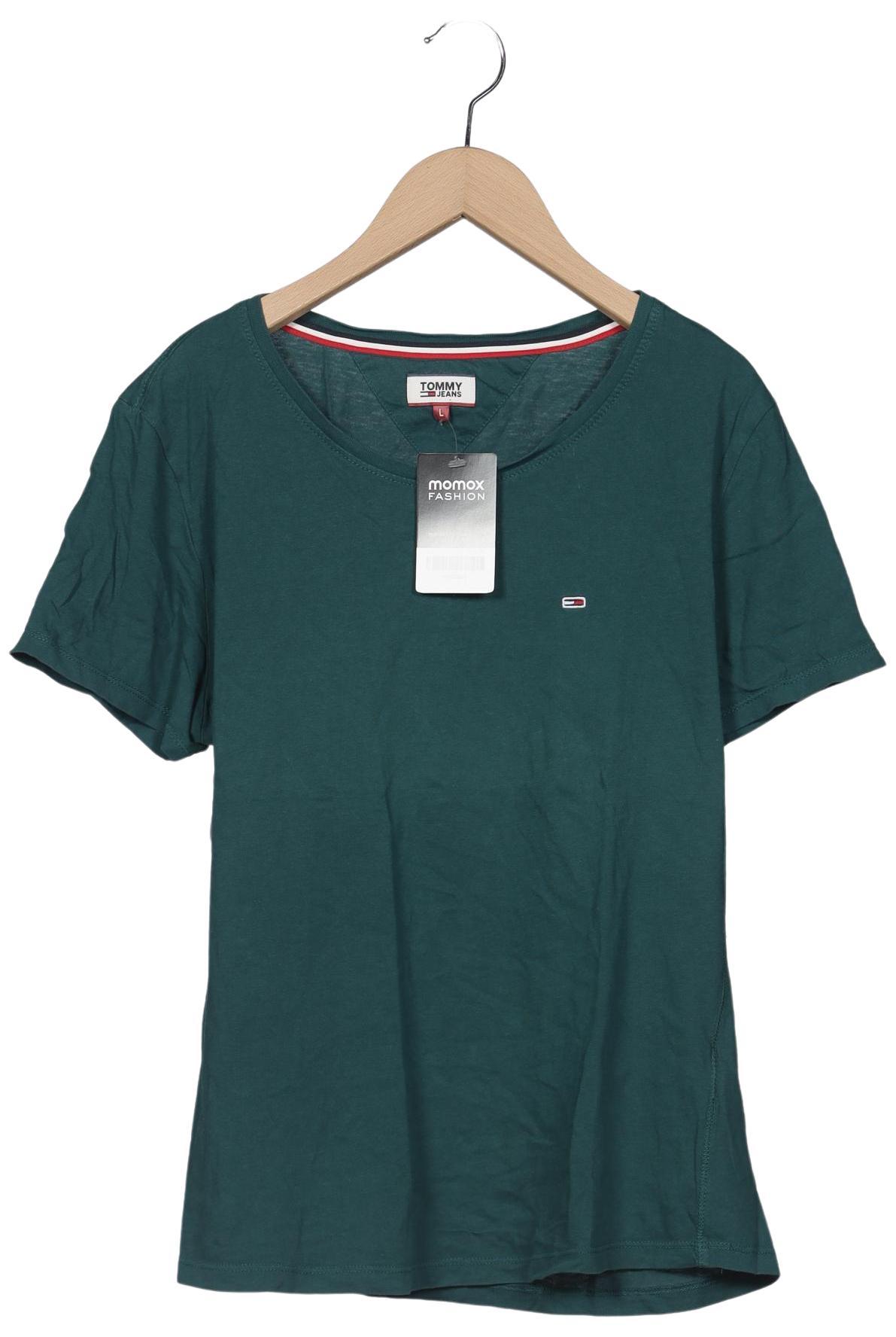 

Tommy Jeans Damen T-Shirt, grün, Gr. 42