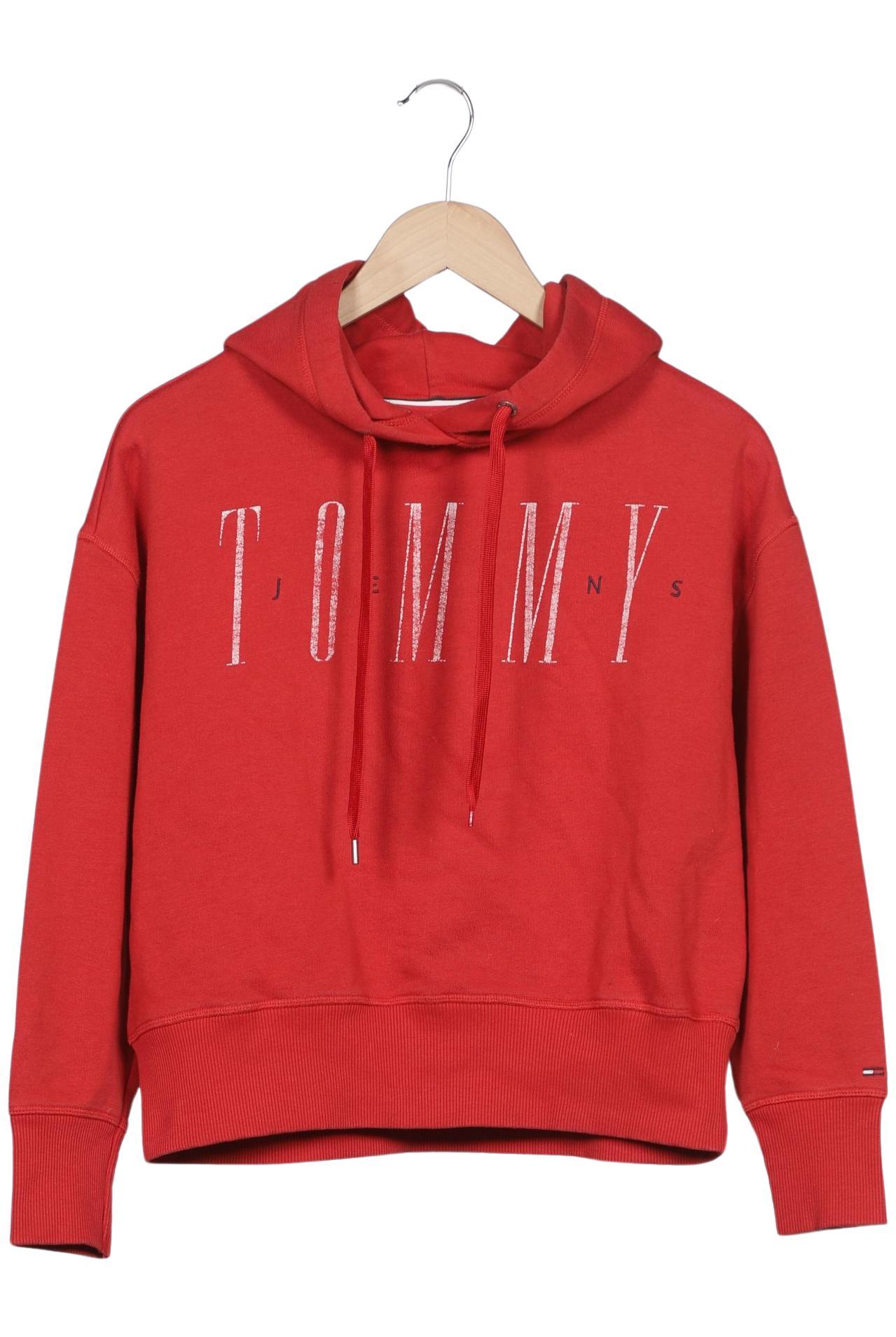 

Tommy Jeans Damen Kapuzenpullover, rot, Gr. 34