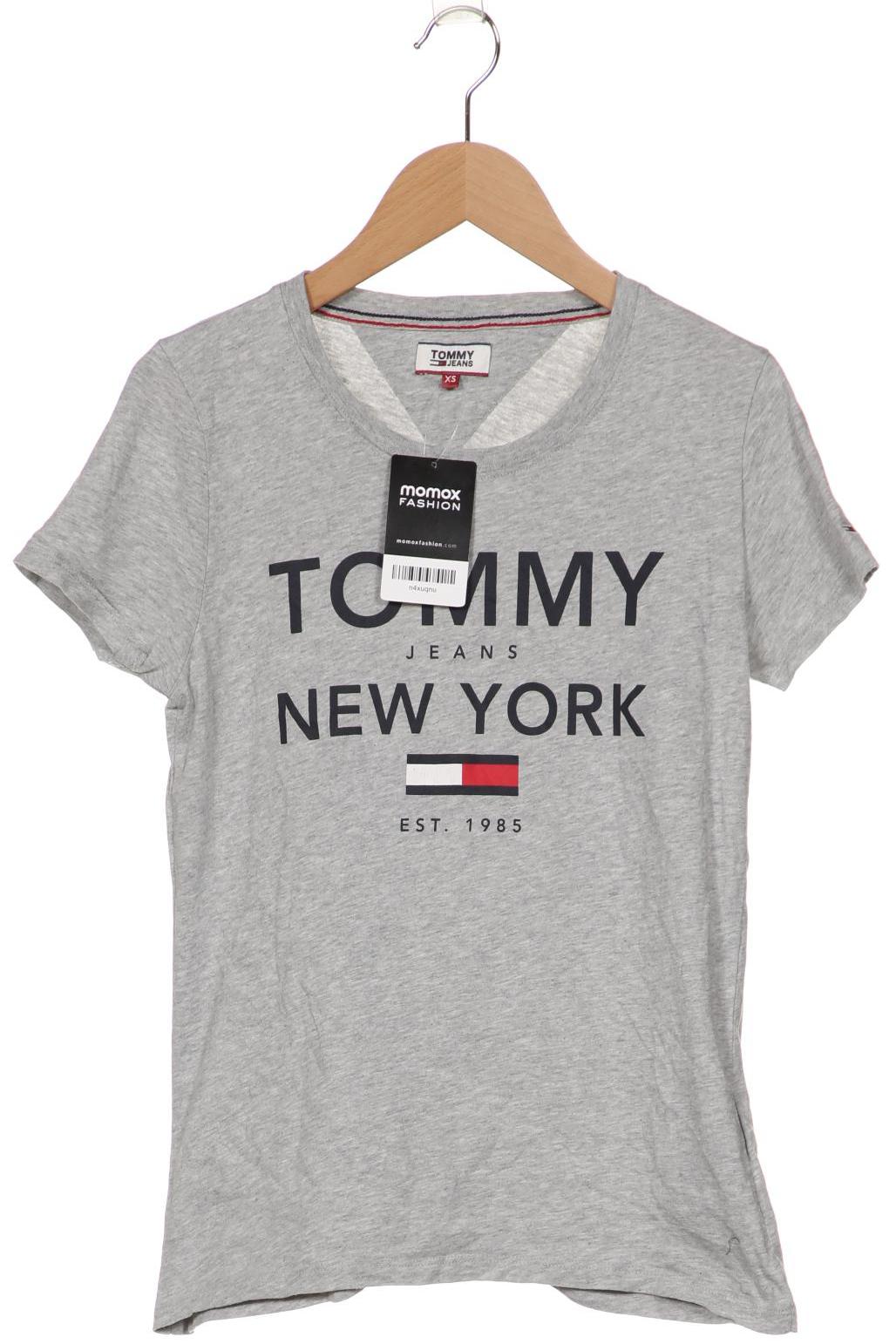 

Tommy Jeans Damen T-Shirt, grau, Gr. 34