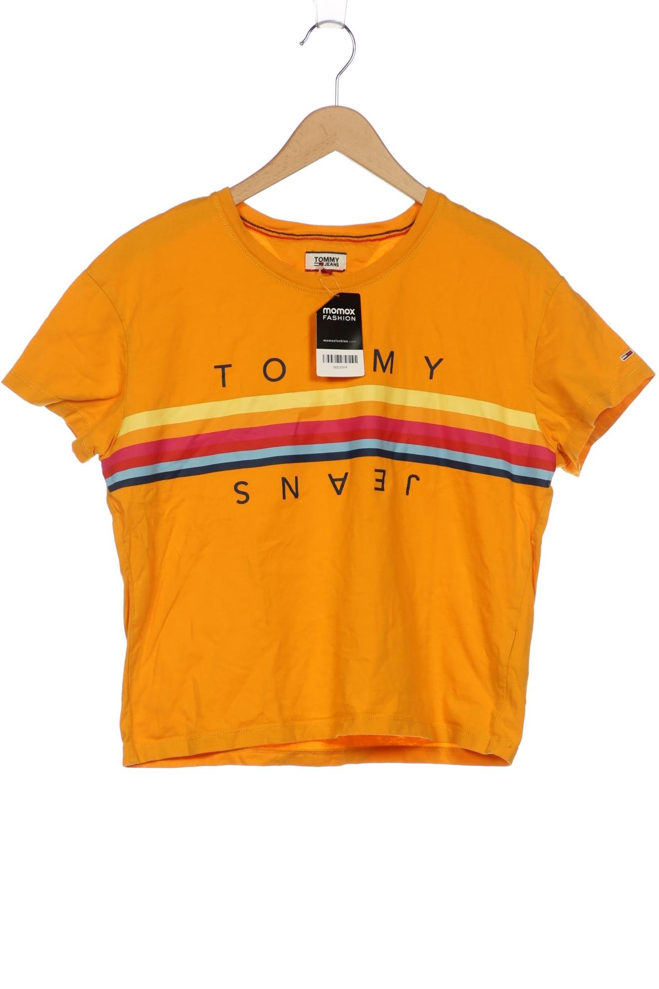 

Tommy Jeans Damen T-Shirt, orange, Gr. 38