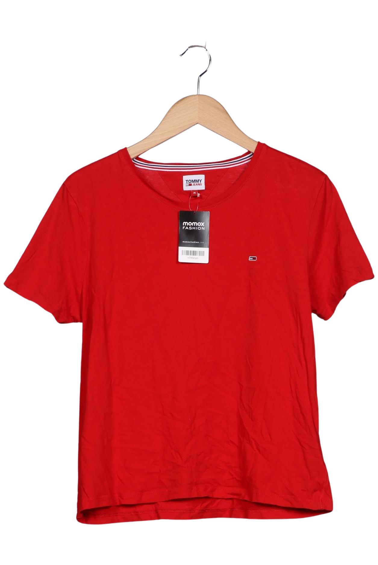 

Tommy Jeans Damen T-Shirt, rot, Gr. 44
