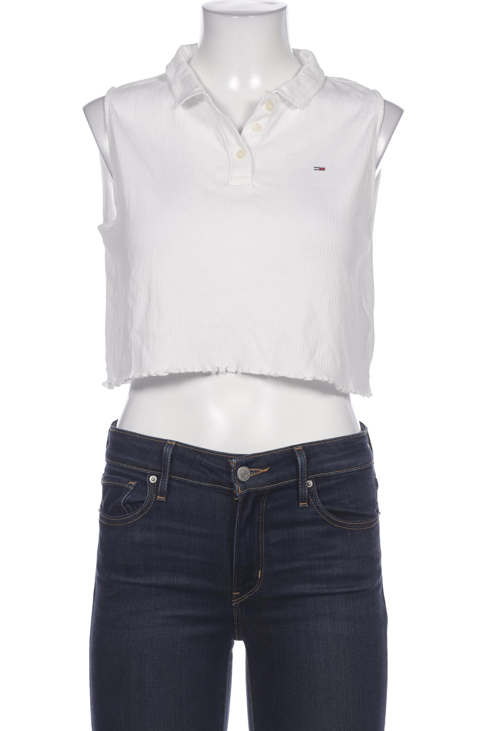 

Tommy Jeans Damen Poloshirt, weiß, Gr. 38