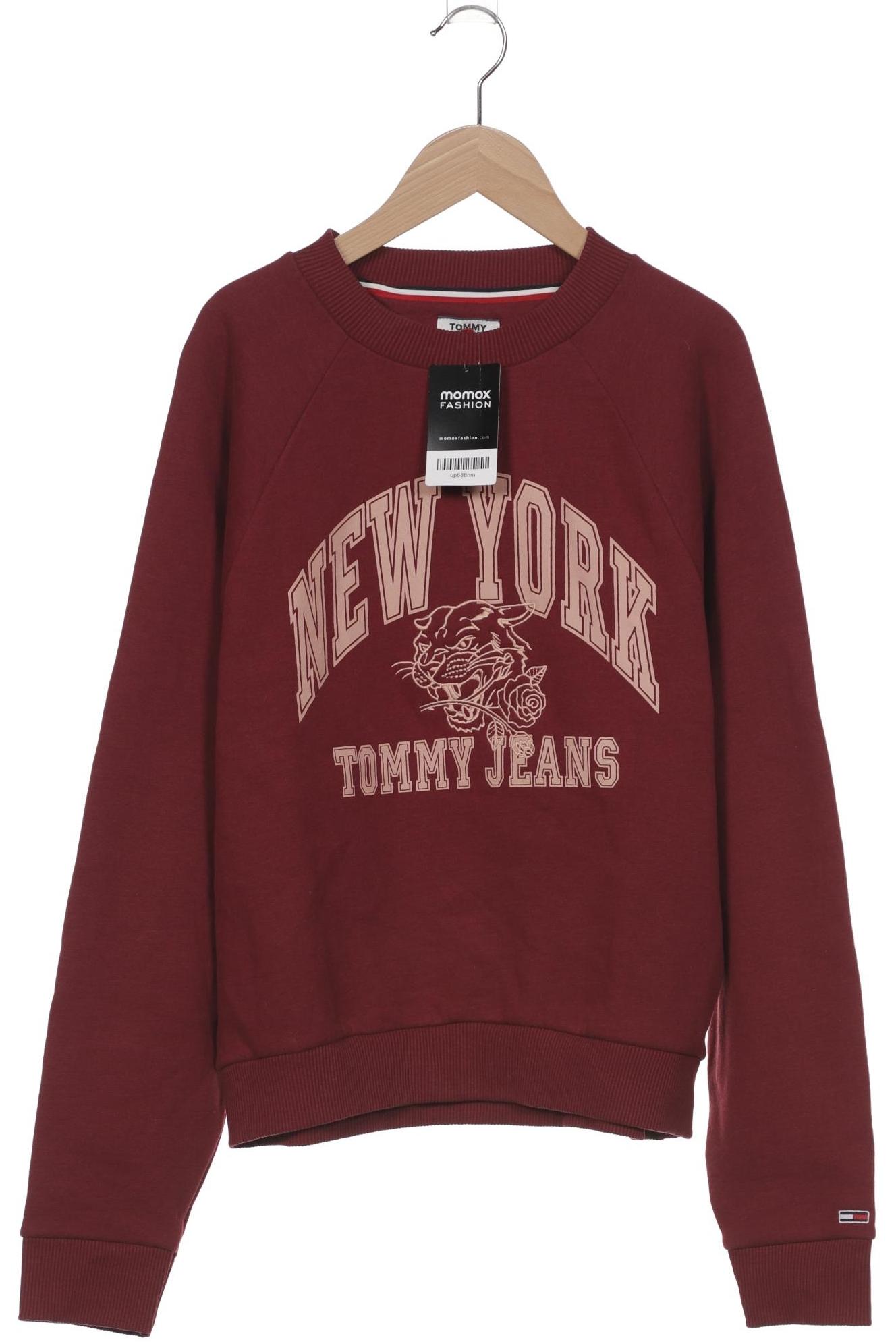 

Tommy Jeans Damen Sweatshirt, bordeaux, Gr. 38