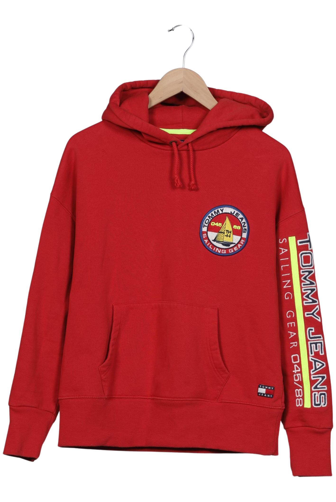 

Tommy Jeans Damen Kapuzenpullover, rot, Gr. 38