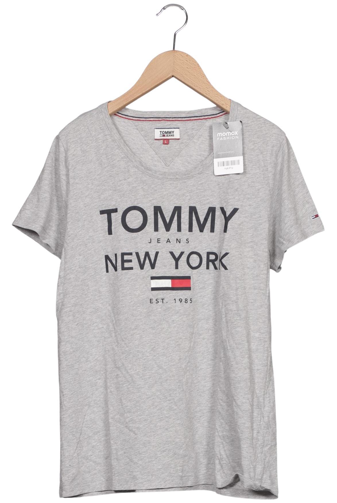 

Tommy Jeans Damen T-Shirt, grau, Gr. 42