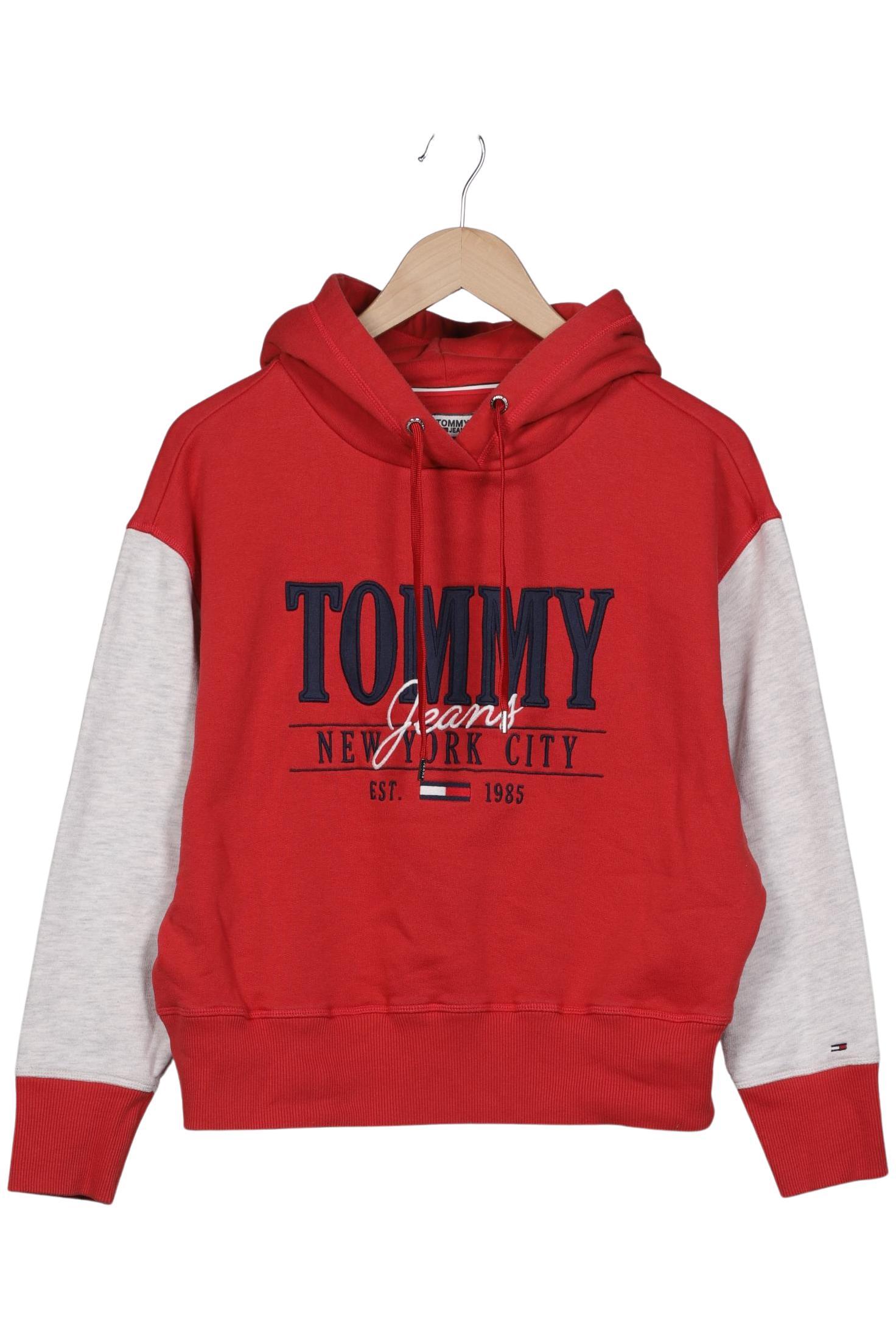 

Tommy Jeans Damen Kapuzenpullover, rot, Gr. 36