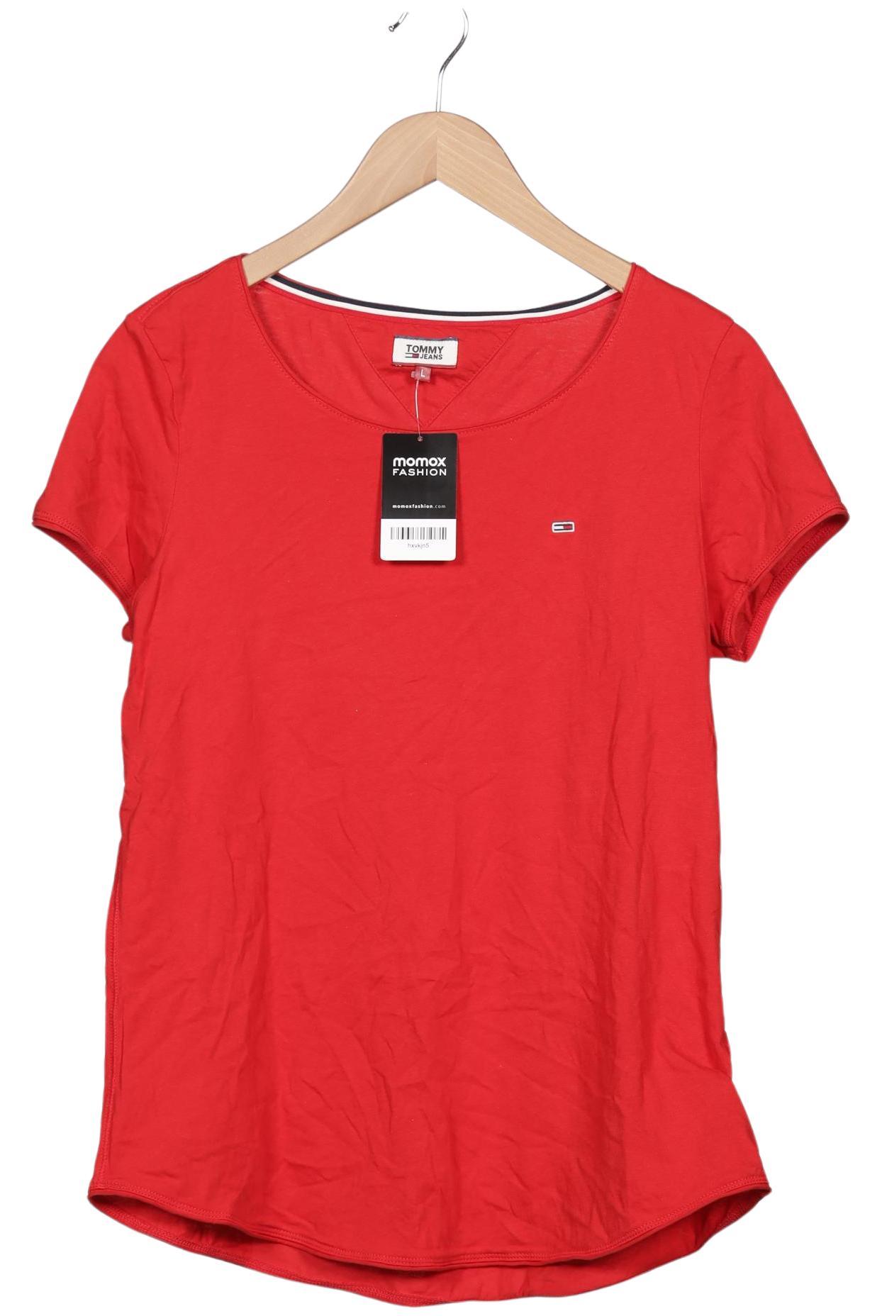 

Tommy Jeans Damen T-Shirt, rot, Gr. 42