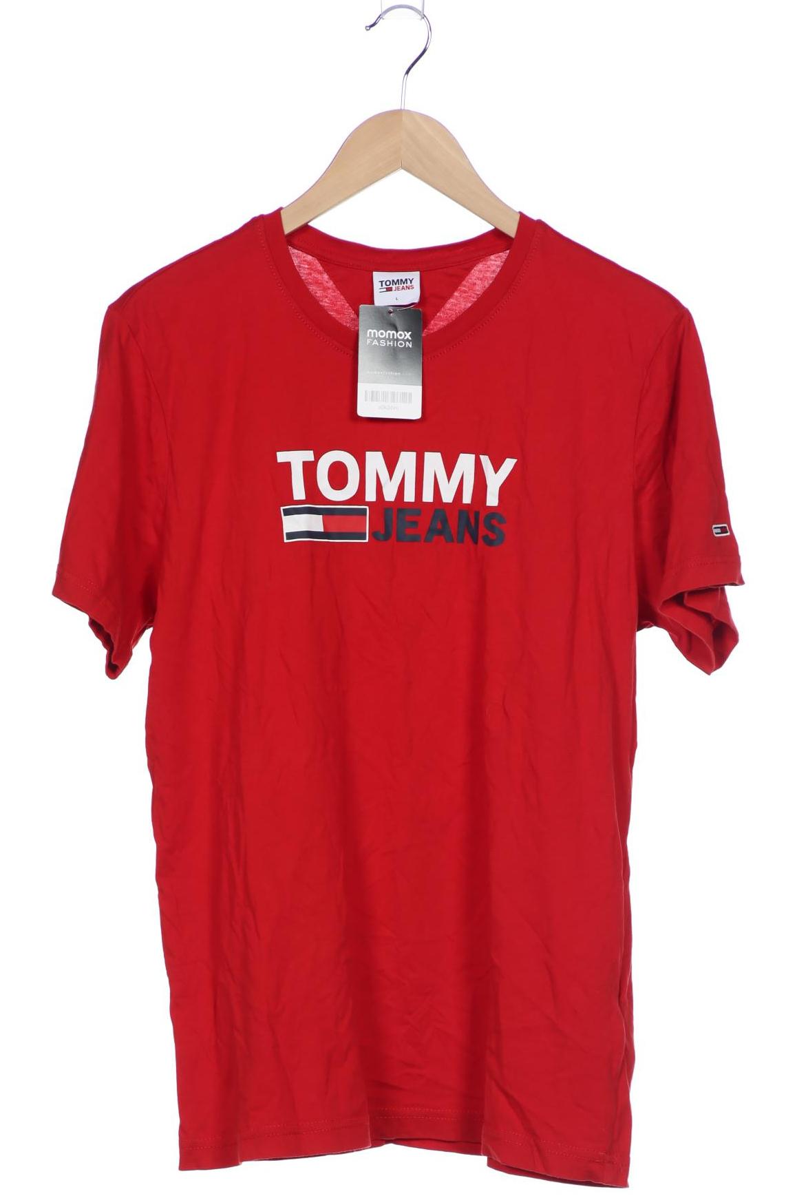 

Tommy Jeans Damen T-Shirt, rot, Gr. 42