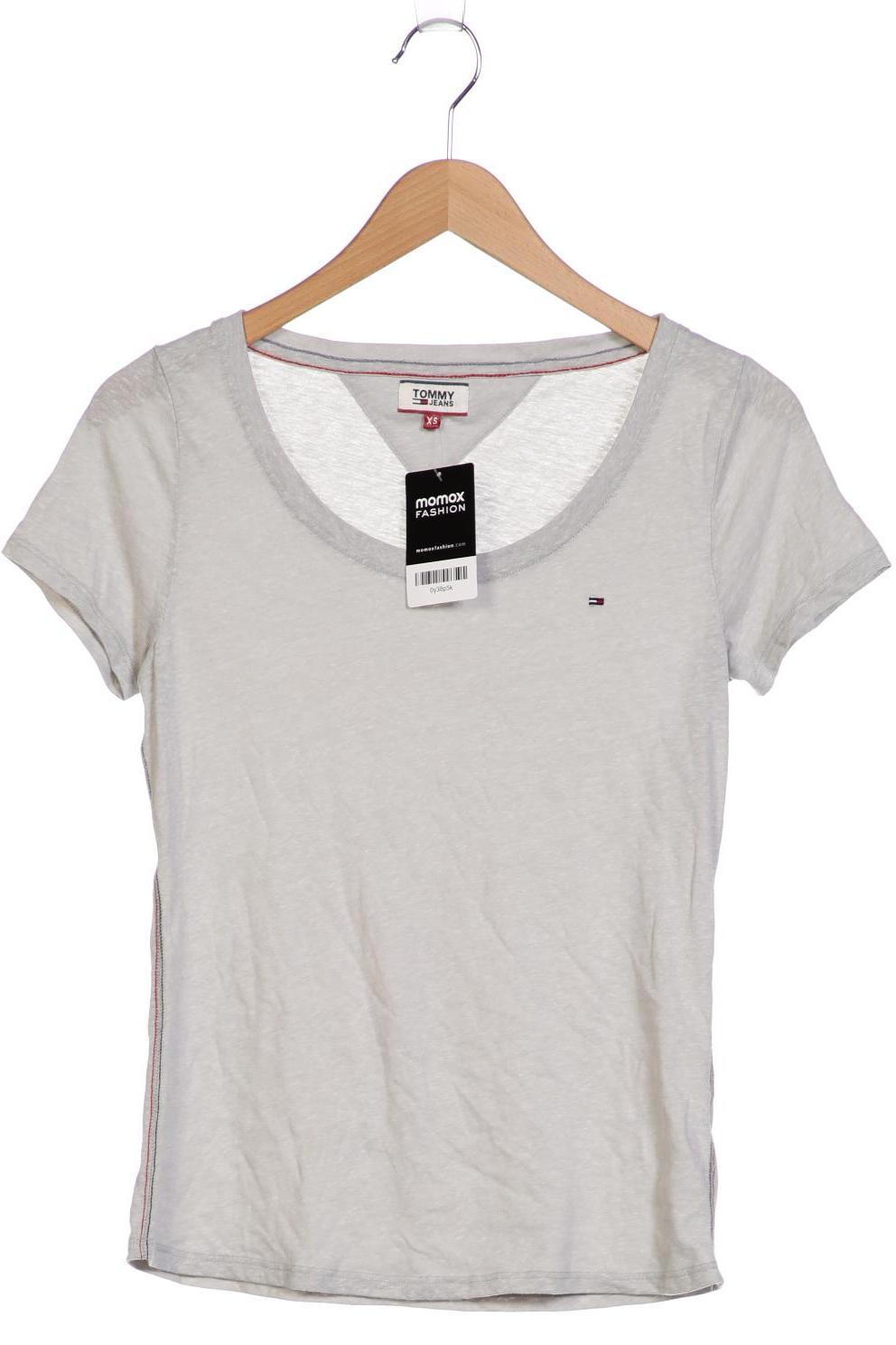 

Tommy Jeans Damen T-Shirt, grau, Gr. 34