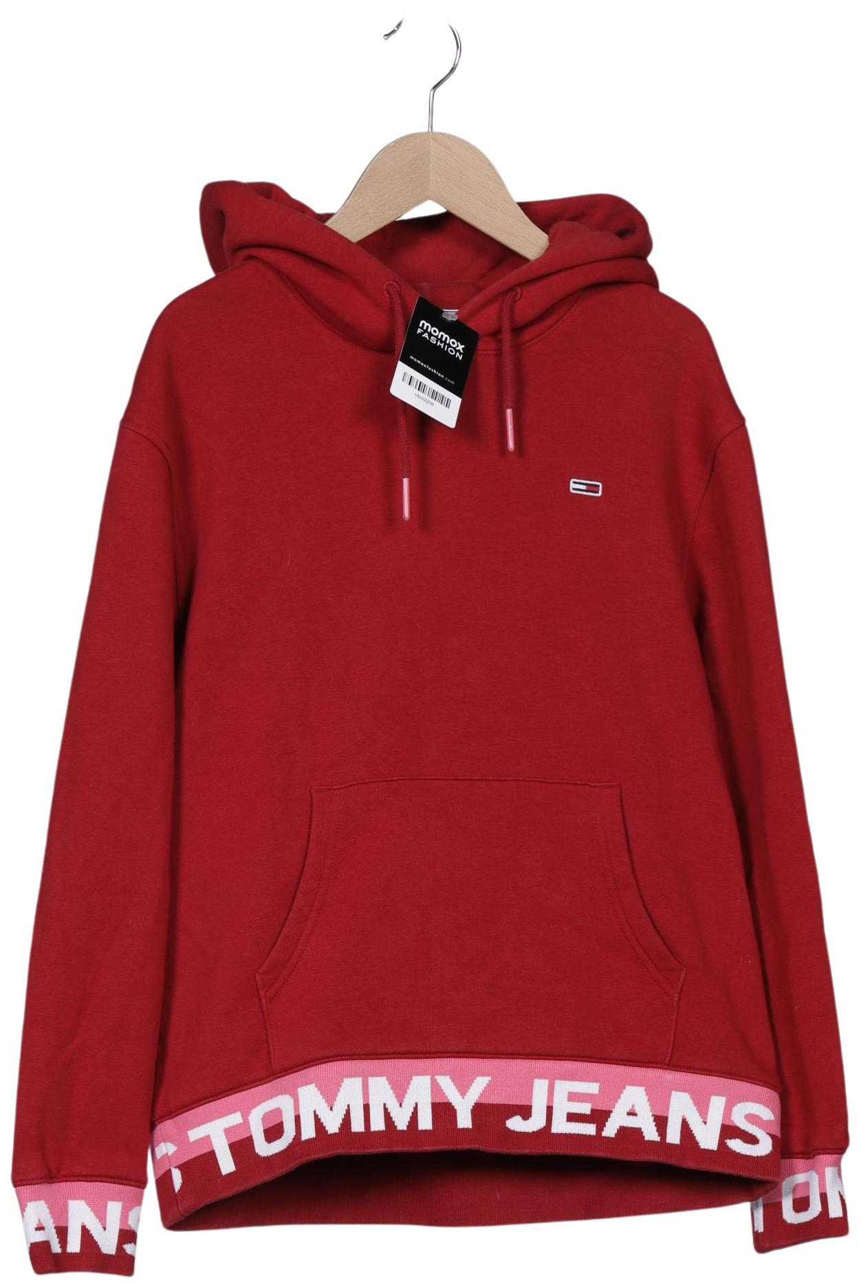 

Tommy Jeans Damen Kapuzenpullover, rot, Gr. 36
