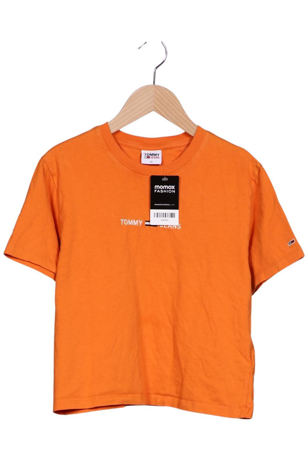 

Tommy Jeans Damen T-Shirt, orange, Gr. 34