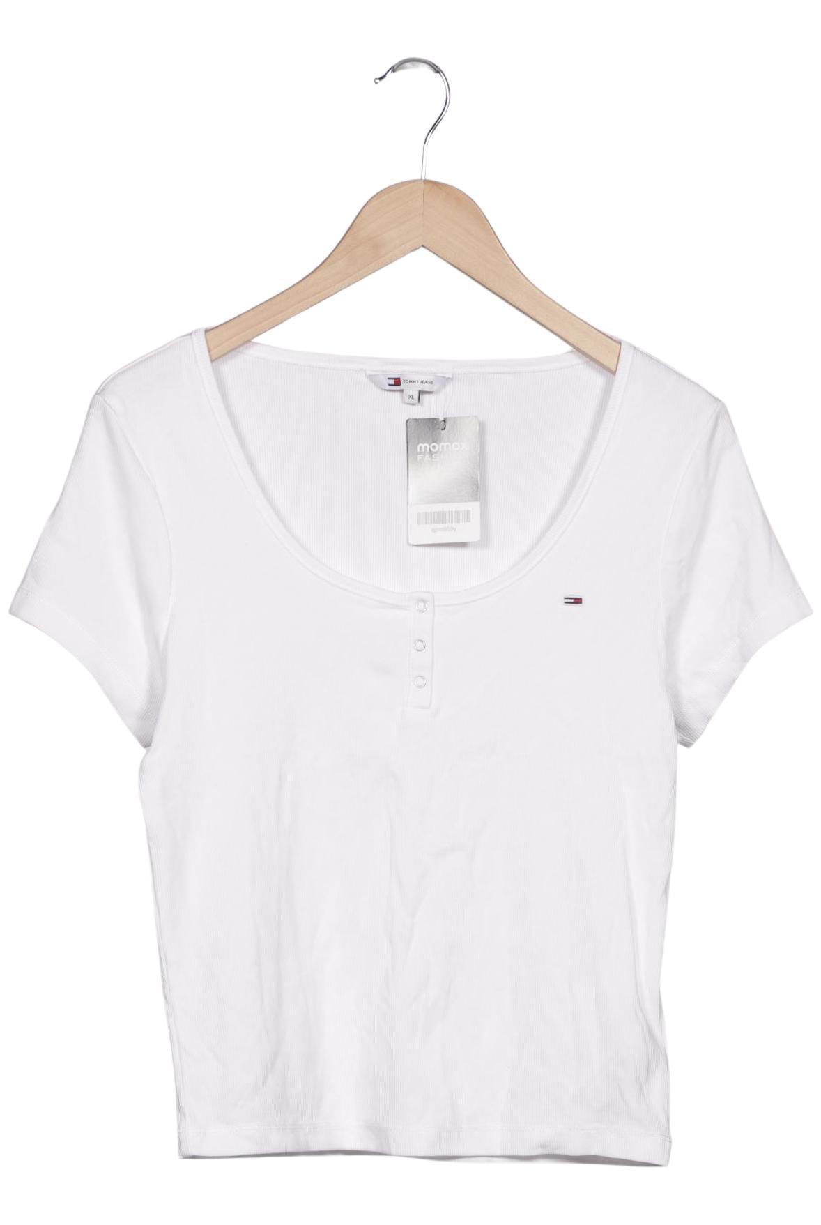 

Tommy Jeans Damen T-Shirt, weiß, Gr. 44