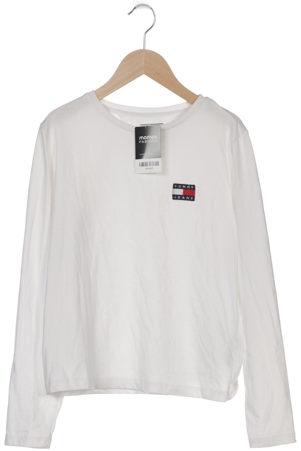 

Tommy Jeans Damen Langarmshirt, weiß, Gr. 38