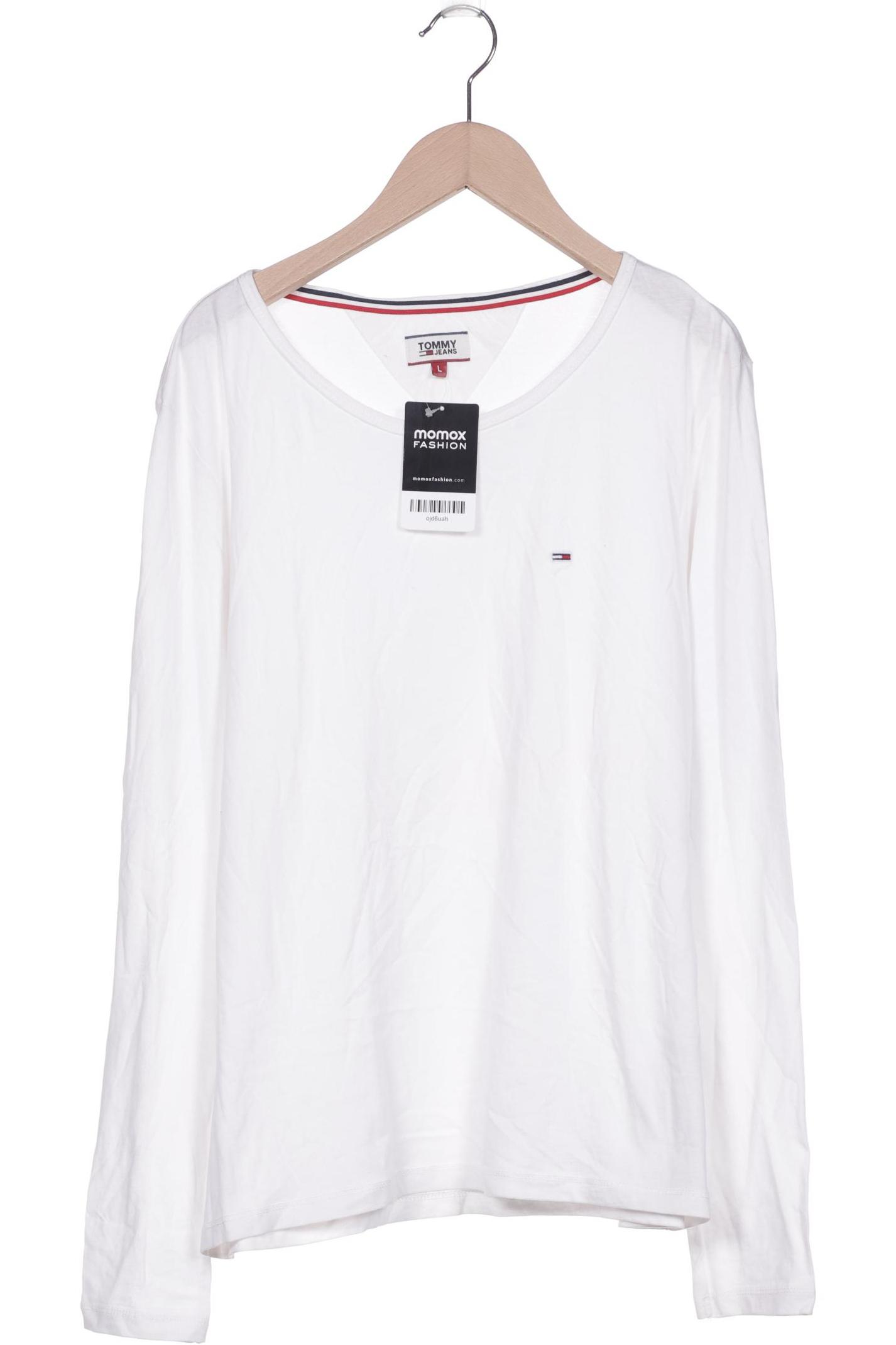 

Tommy Jeans Damen Langarmshirt, weiß