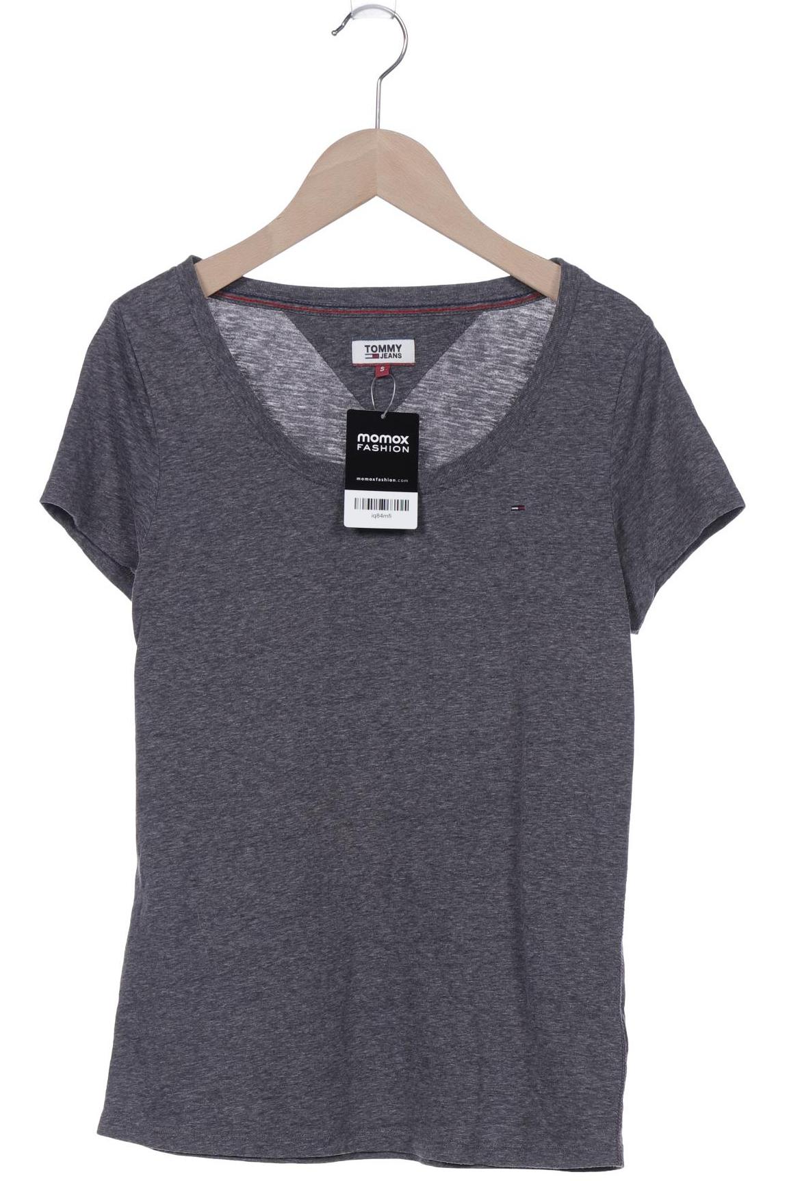 

Tommy Jeans Damen T-Shirt, grau, Gr. 36