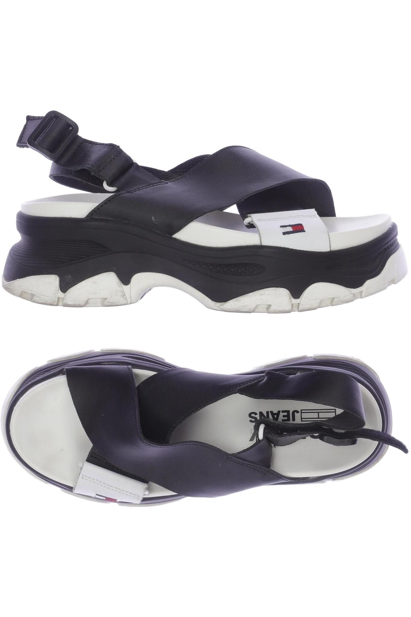 

Tommy Jeans Damen Sandale, schwarz, Gr. 39