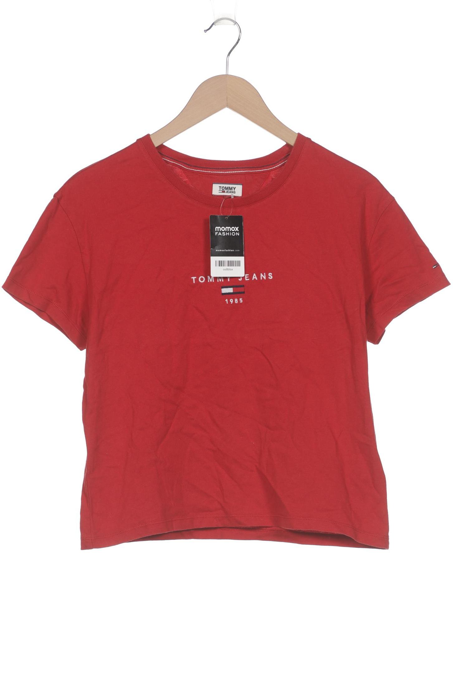 

Tommy Jeans Damen T-Shirt, rot, Gr. 36